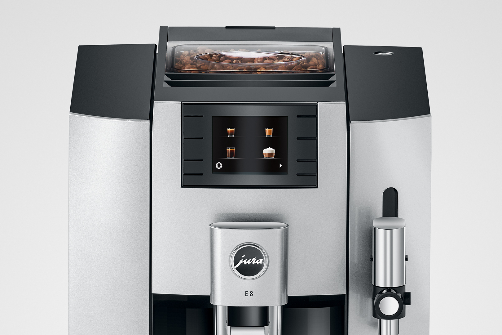 Espresso JURA E8 15336 Moonlight Silver