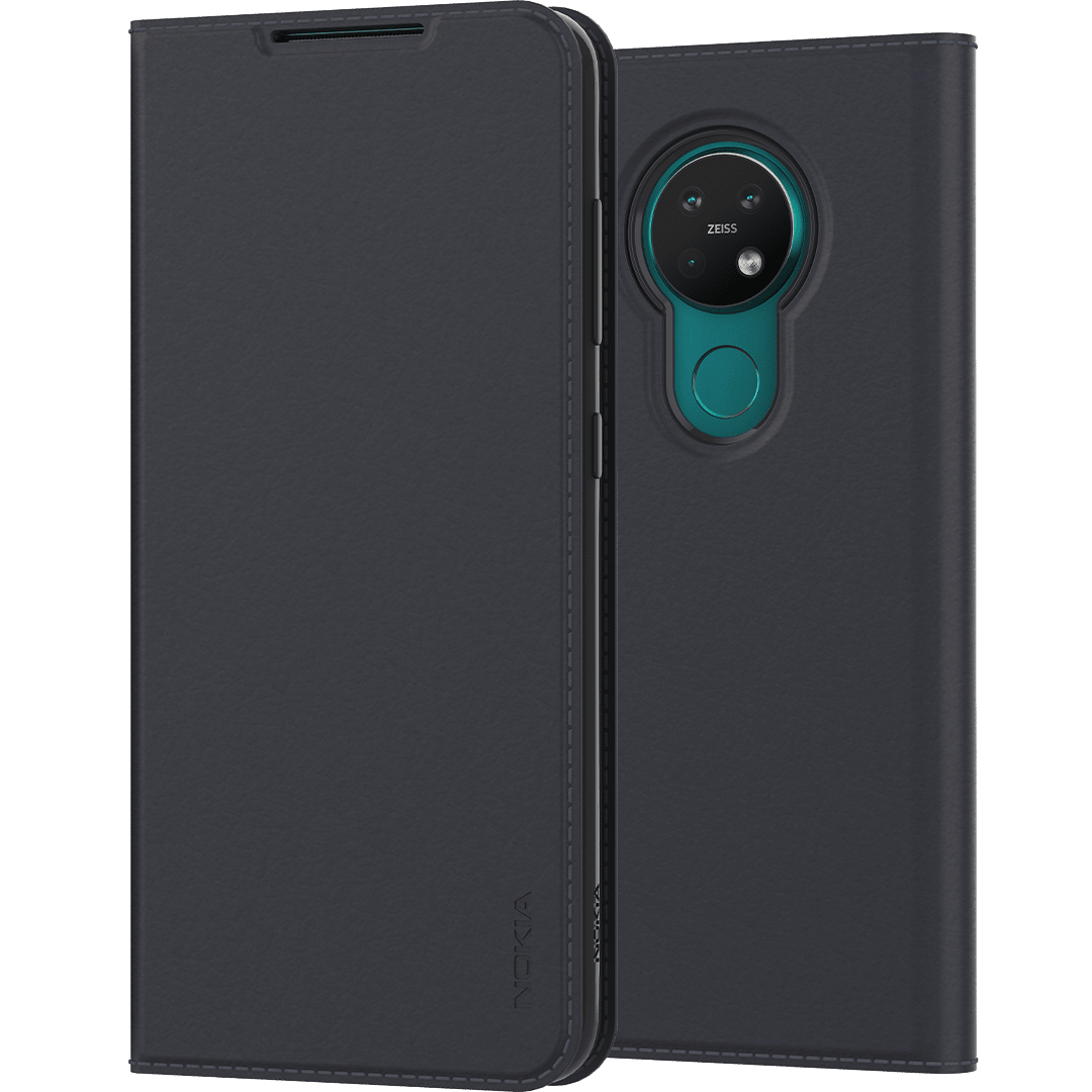 Tas (TEL) Nokia Slim Entertaiment Flip Case 6.2 & 7.2 Zwart