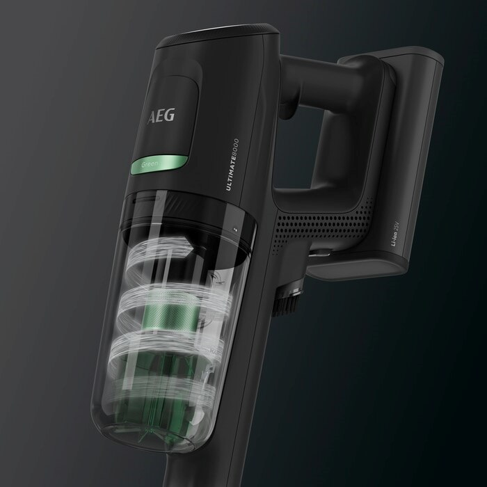 Steelstofzuiger AEG AP81P25GRN Ultimate 8000