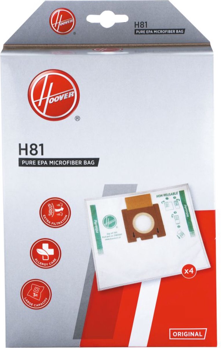 Hoover H81 - Micro Bag Stofzak Cilinderstofzuiger