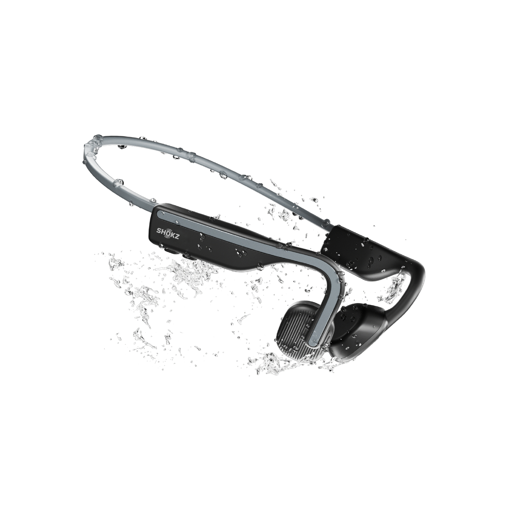 Hoofdtelefoon SHOKZ OpenMove grijs bone conduction