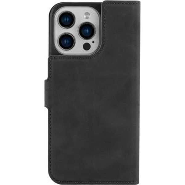 JustinCase Premium Wallet Case Apple iPhone 16 Pro Max zwart