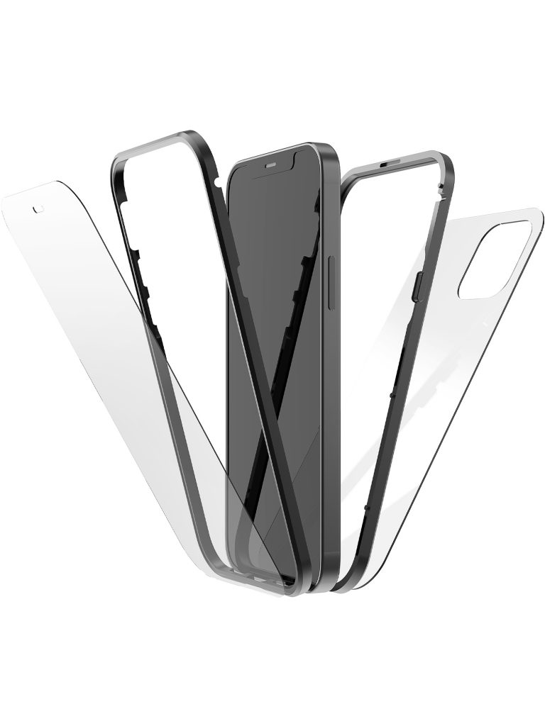 Black Rock Cover 360° Glass Apple iPhone 13 zwart