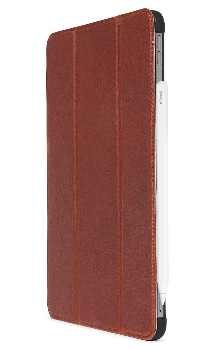 Tas DECODED Leather Slim Cover 11-inch iPad Pro 20/21 bruin