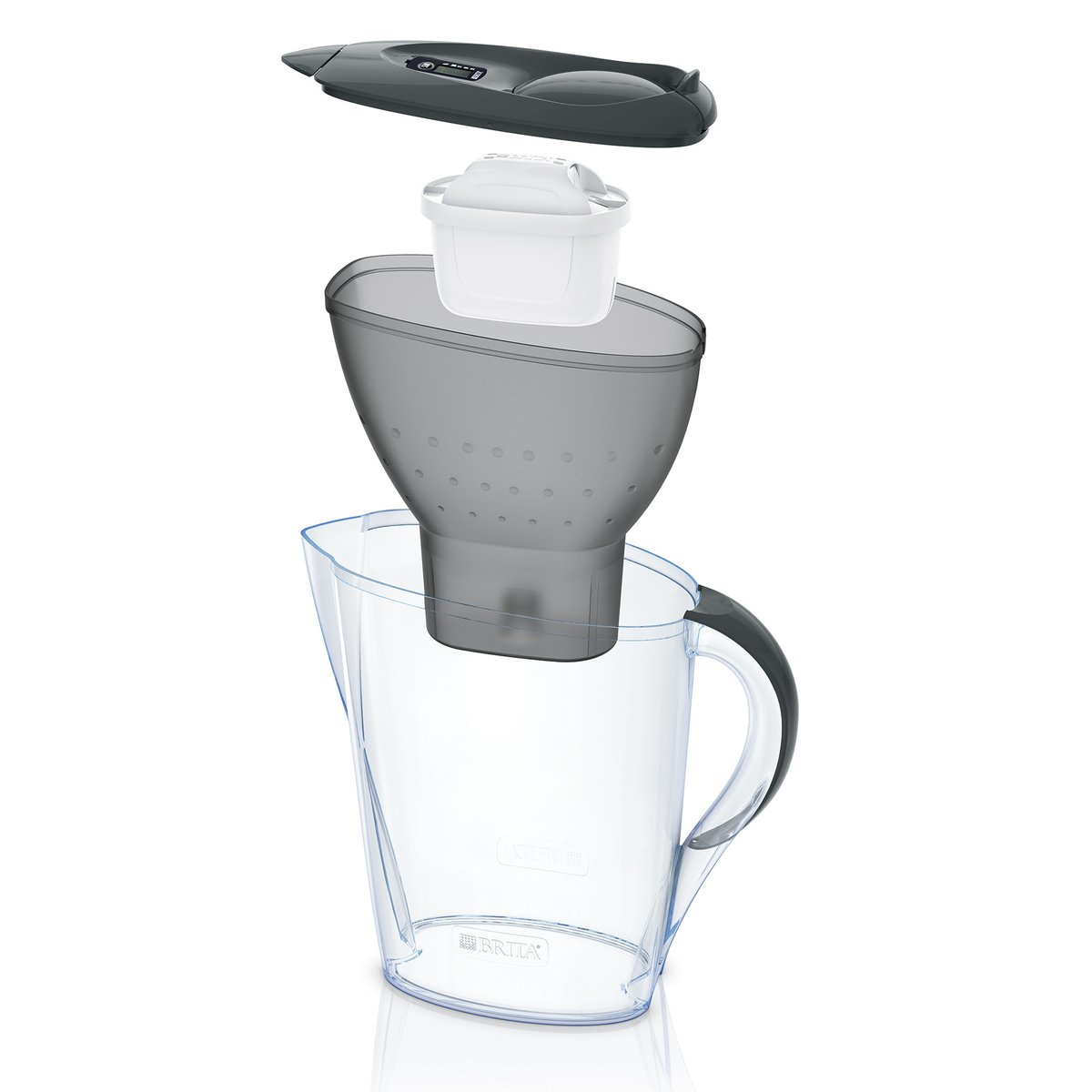 Waterfilterkan BRITA 1051121 Marella graphite +1 waterfilter