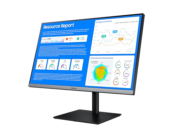 Monitor Samsung LS27R650FDRXEN FHDMat 16:9 Zilver