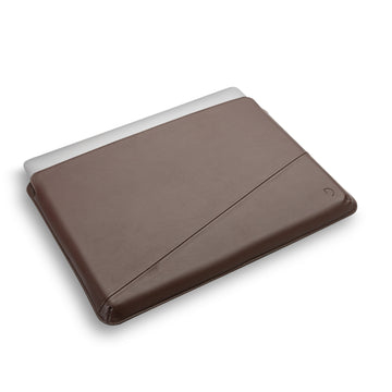 Decoded Macbook Pro 16", sleeve en cuir Frame, brun foncé
