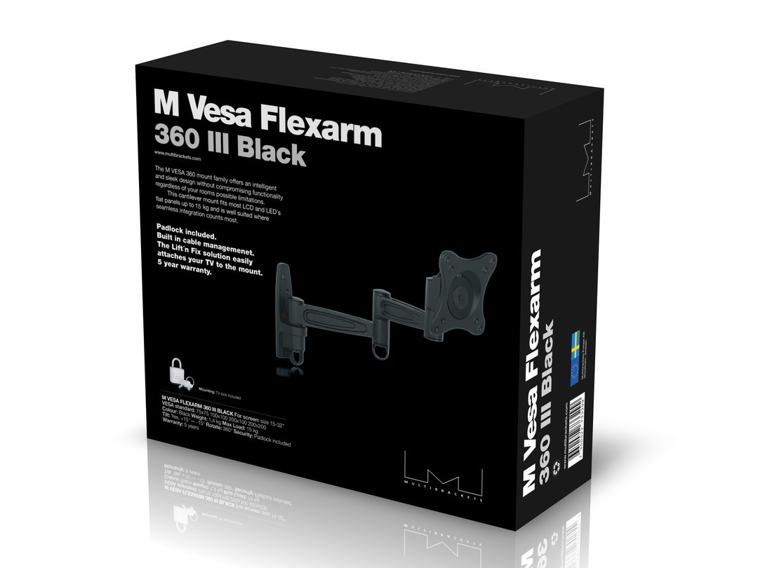 Muurbeugel MULTIBRACKETS VESA Flexarm 360 III