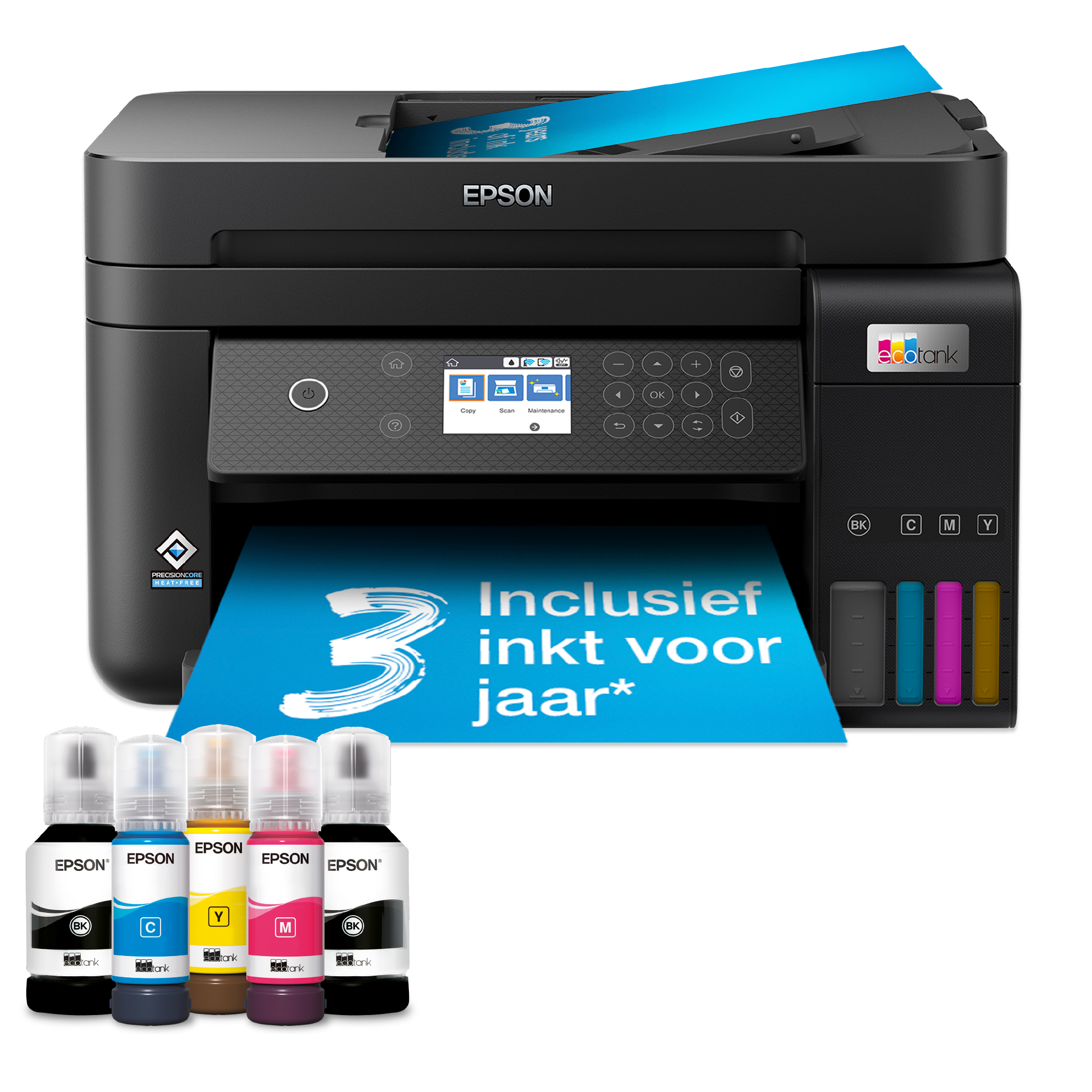 Printer Inkjet EPSON Ecotank ET-3850 AIO Kleur A4