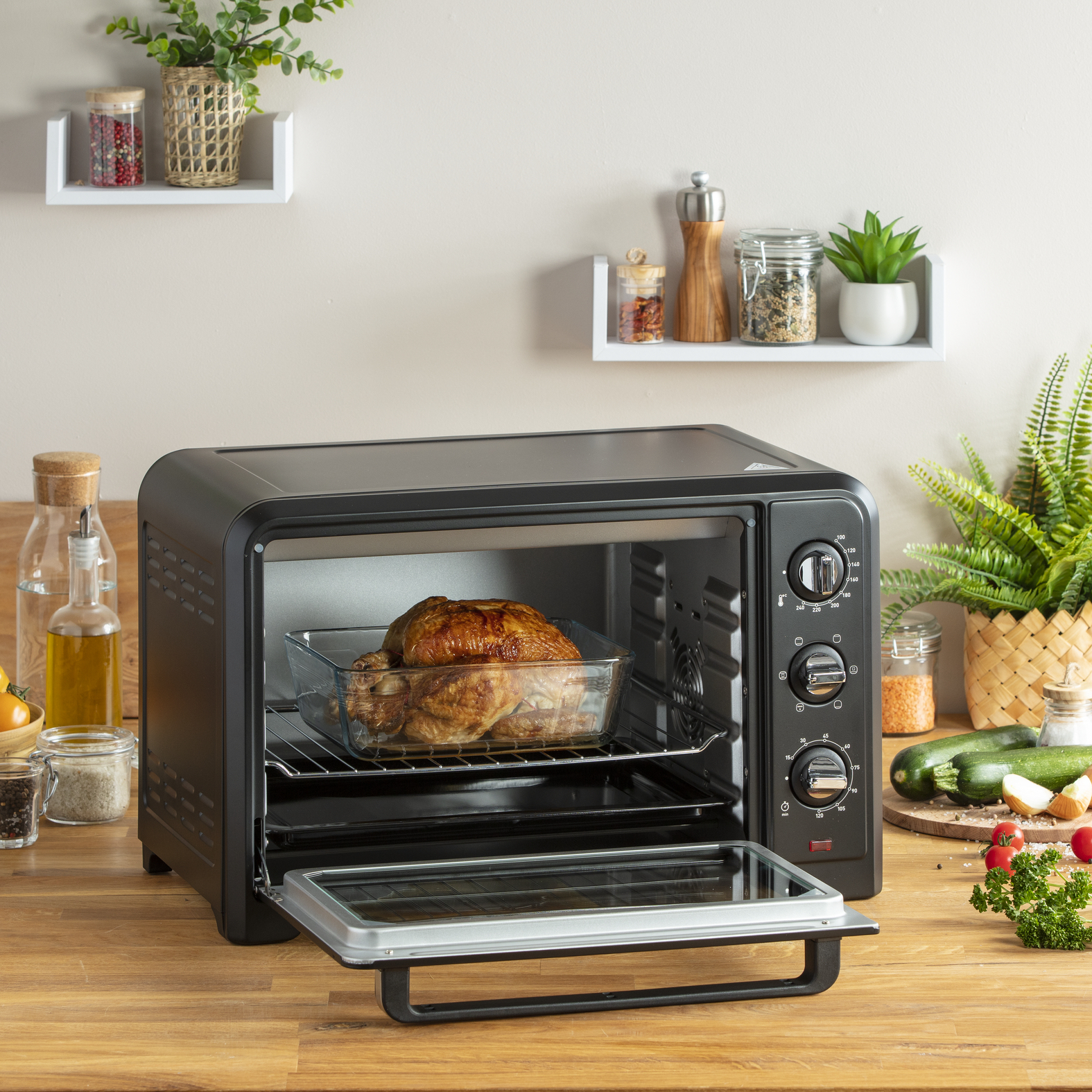 Moulinex Optimo 33 l 1600 W Zwart Grill