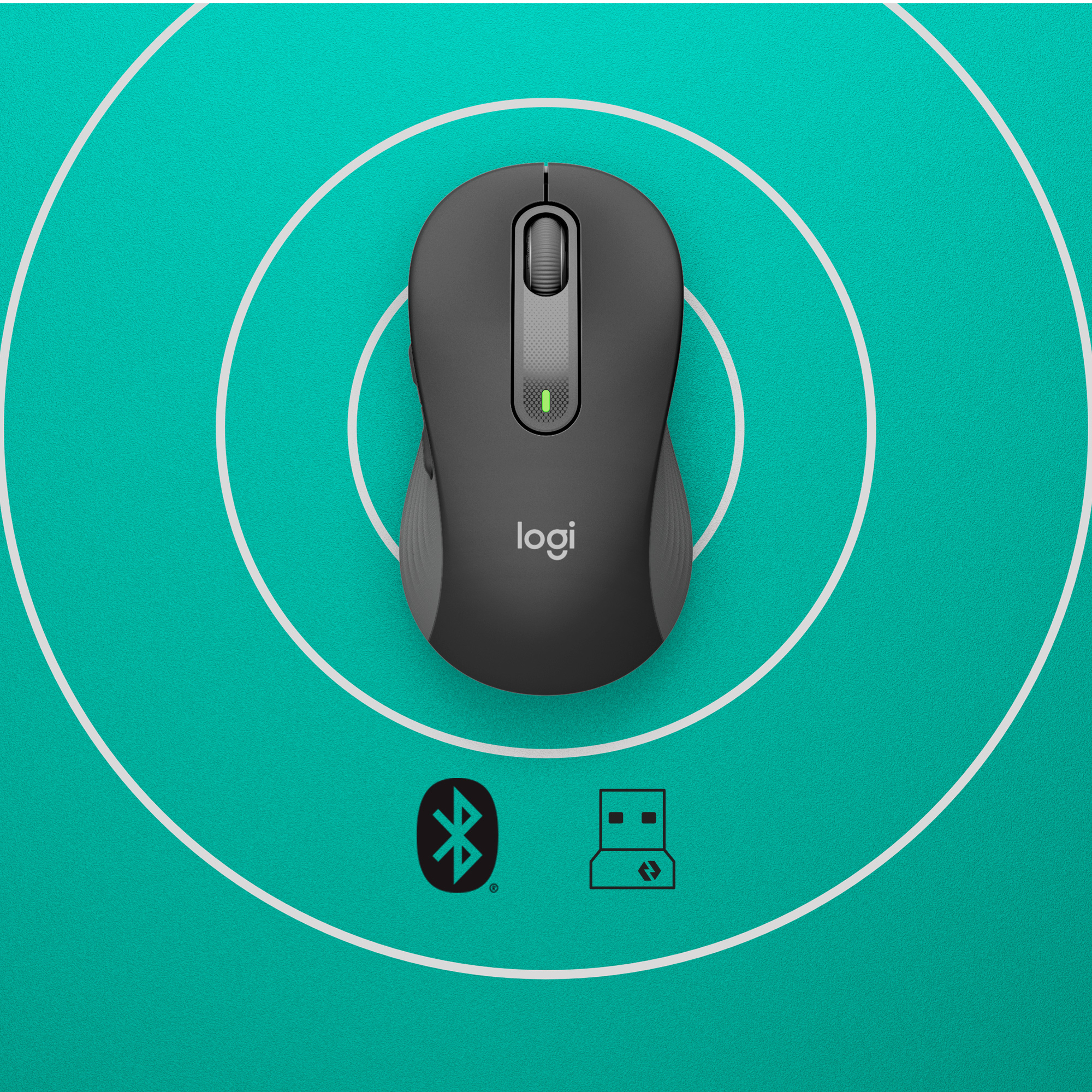 Draadloze Muis Logitech M650 LargeR Signature Graphite