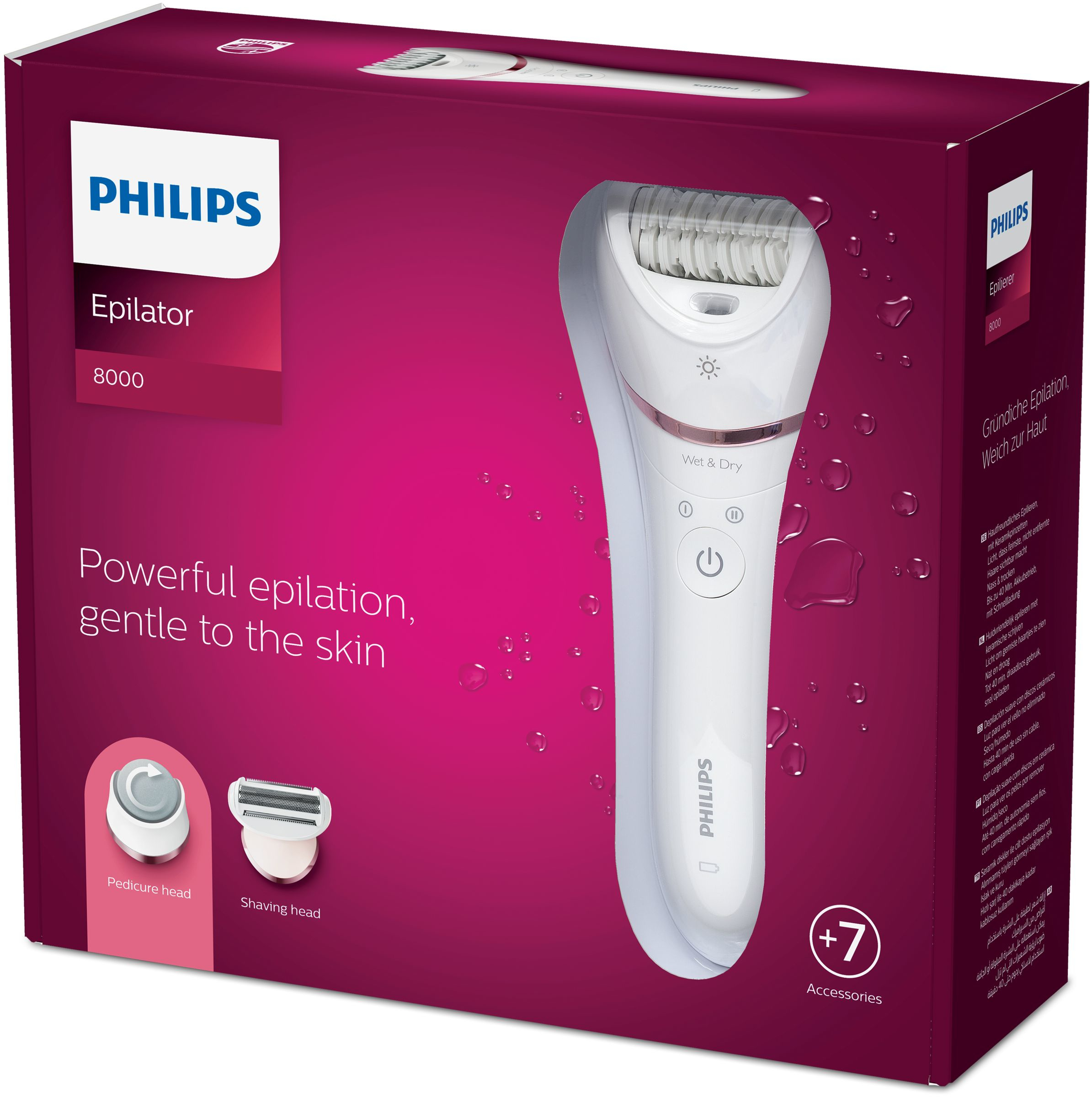 Philips epilateur BRE730/10
