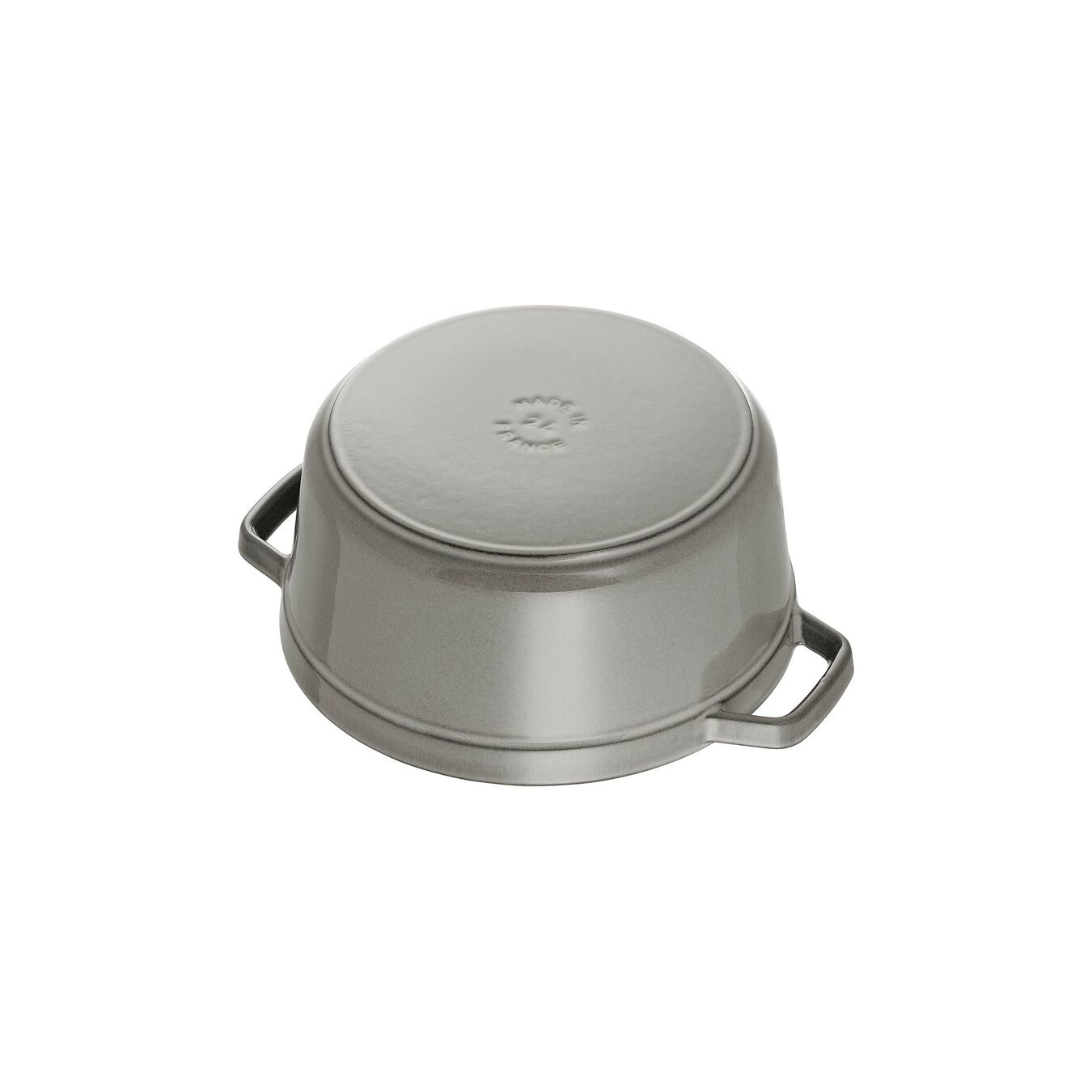 Ronde Cocotte STAUB 1102418 Grafietgrijs - 24cm - 3,8L