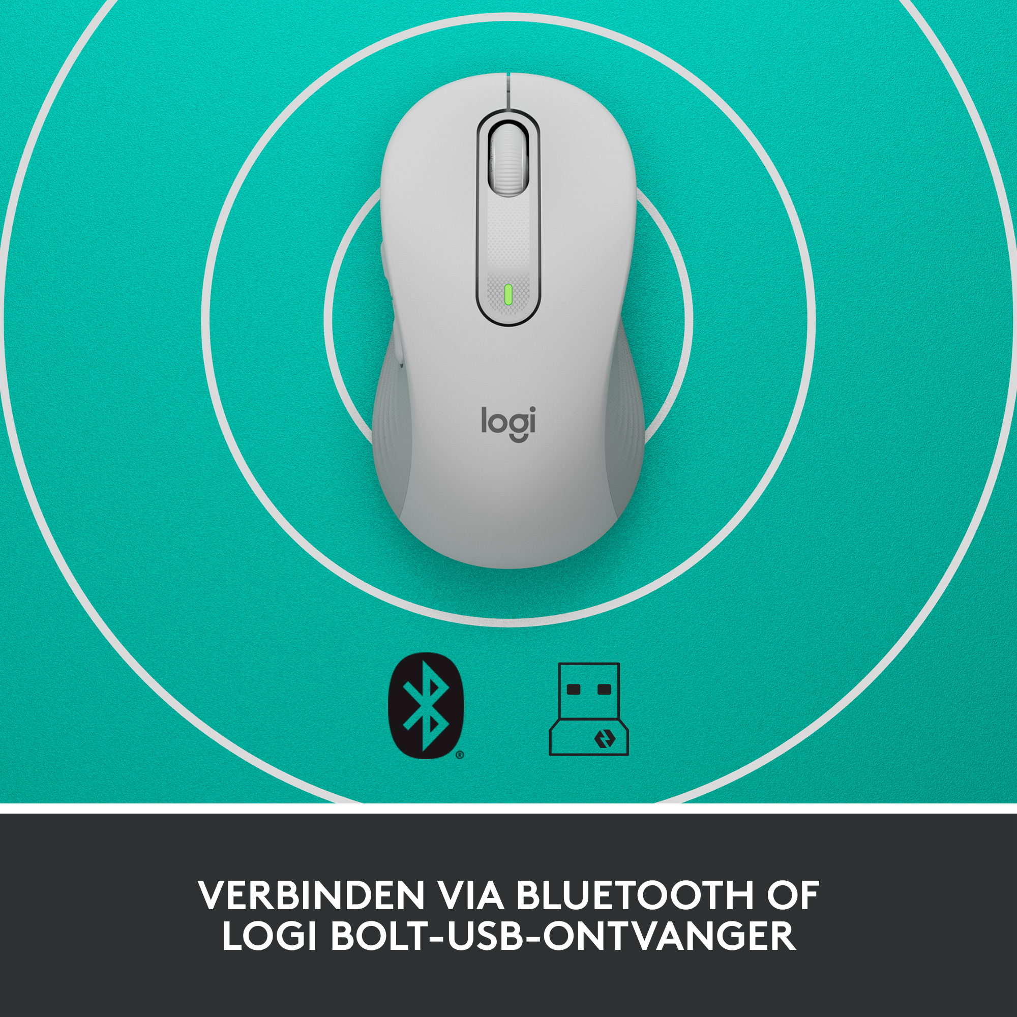 Logitech m650 signature mouse white