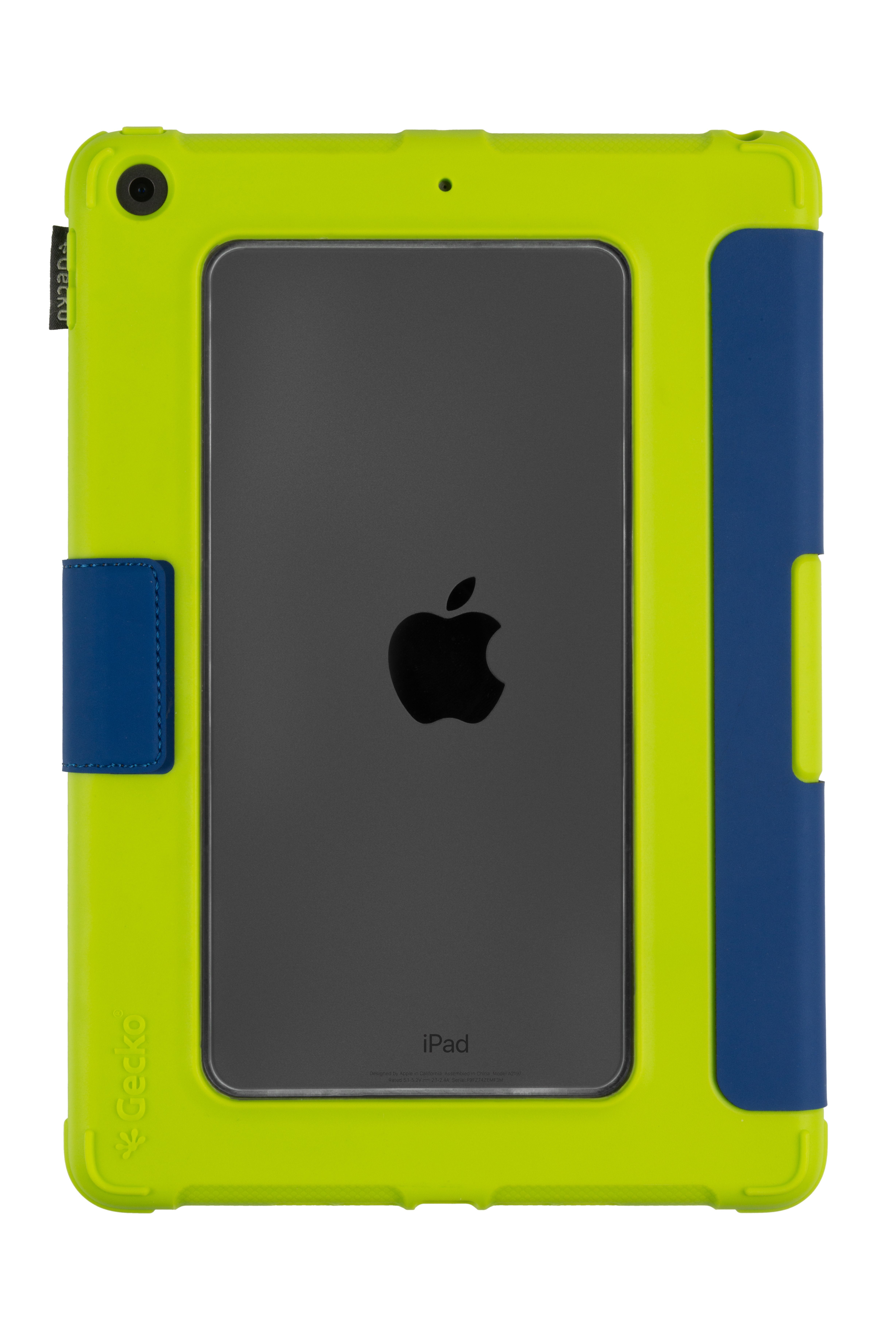 Gecko Super Hero Cover iPad 7/8/9th gen blauw/groen