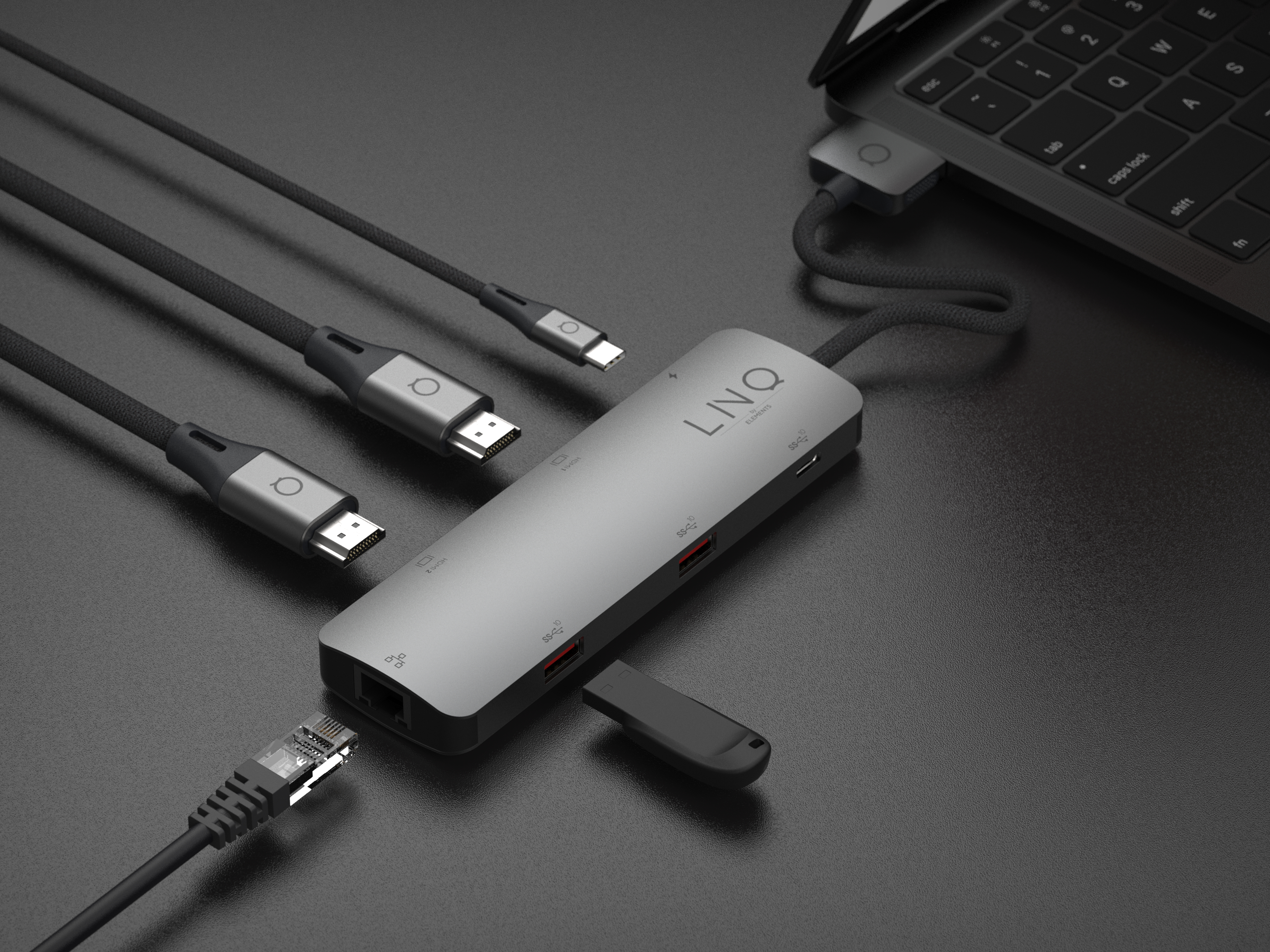 Linq 7 in 2 D2 Pro Multiport Hub