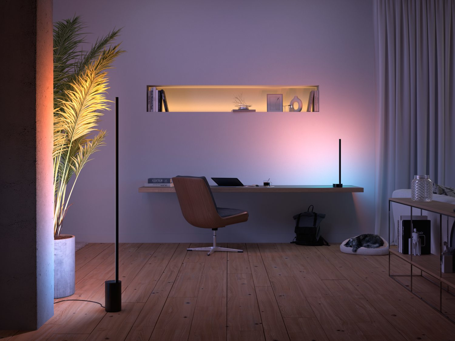 Vloerlamp PHILIPS HUE Gradient Signe Zwart