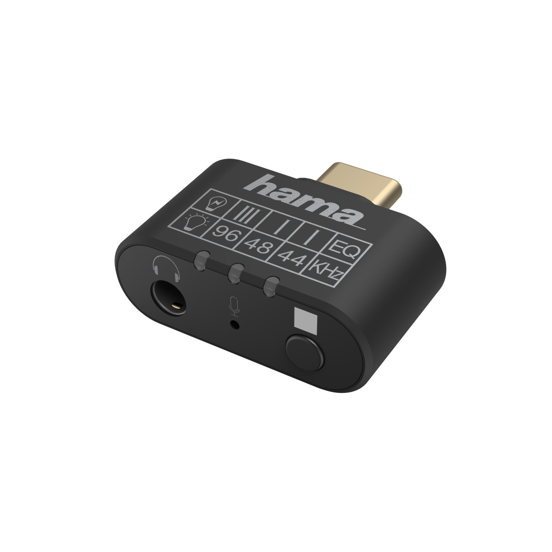Hama Adaptateur audio, fiche USB-C - jack femelle 3,5 mm, égalis., microph.