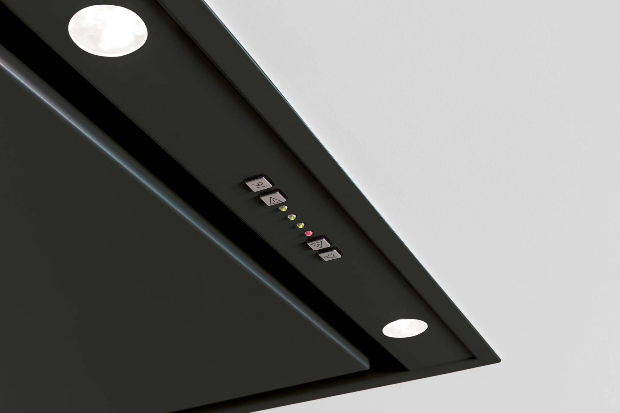 Plafonddampkap Novy Pureline Compact 6812 90cm mineral black