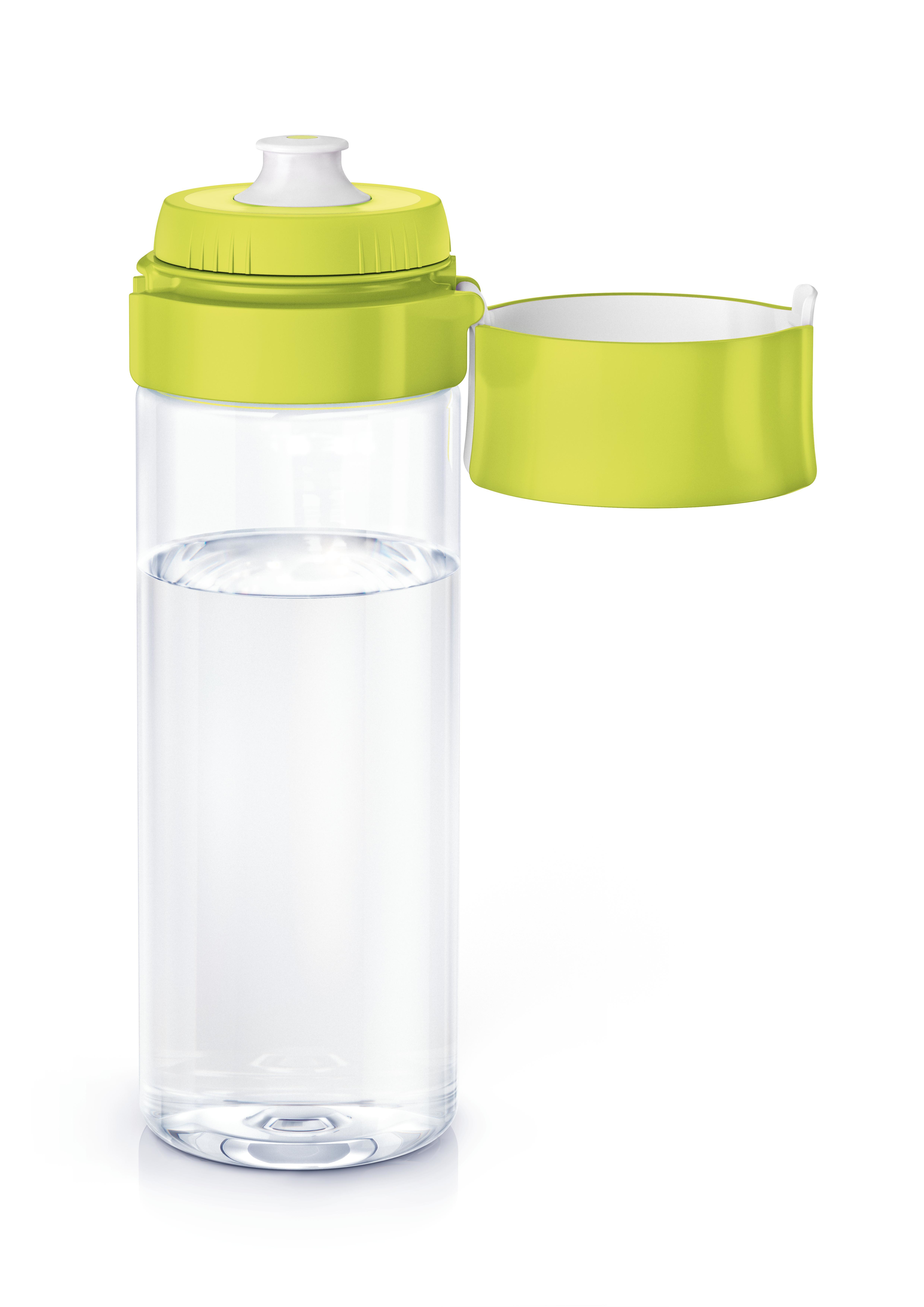 Brita Fill&Go Bottle Filtr Lime Waterfiltratiefles Limoen, Transparant