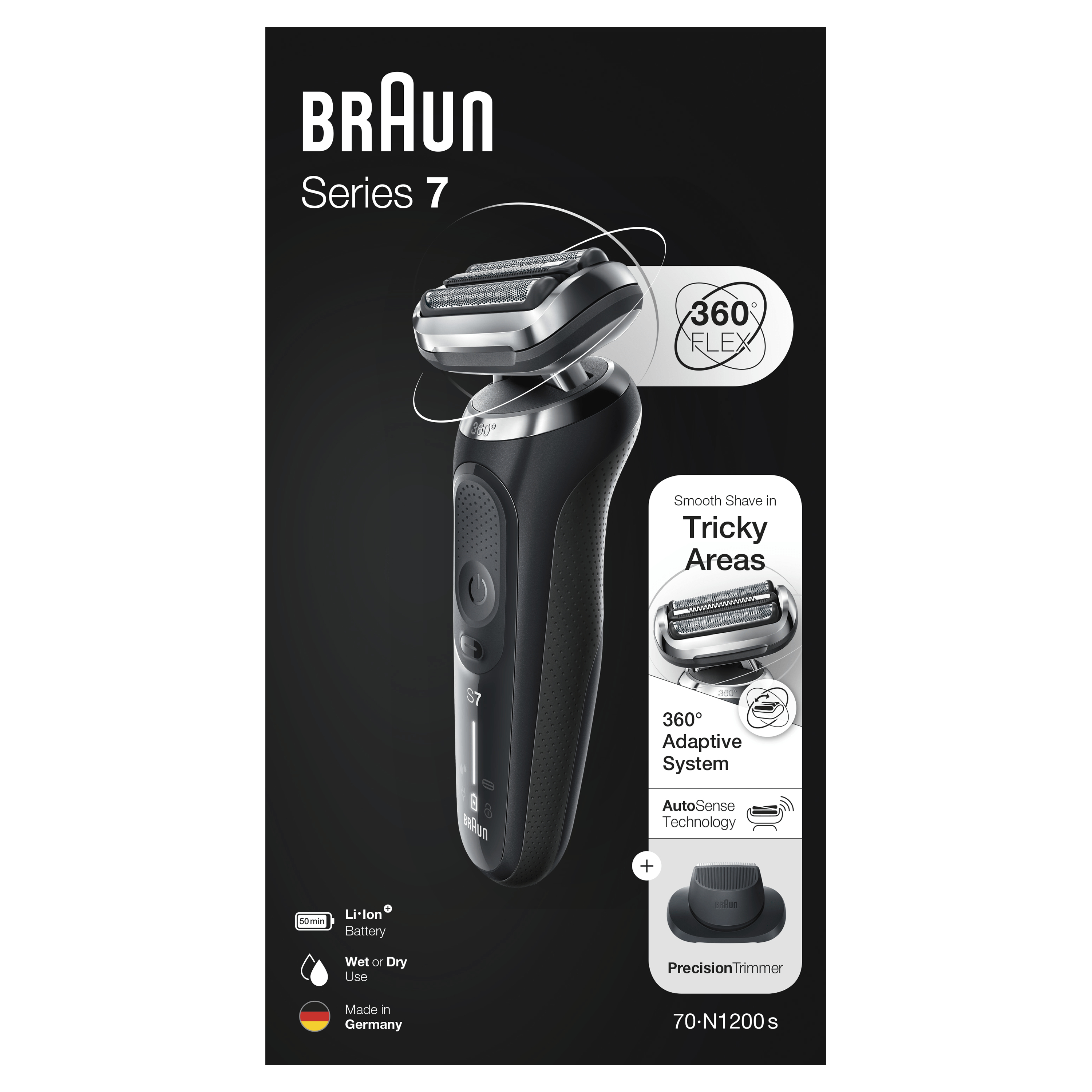 Scheerapparaat BRAUN 70-N1200S Series 7