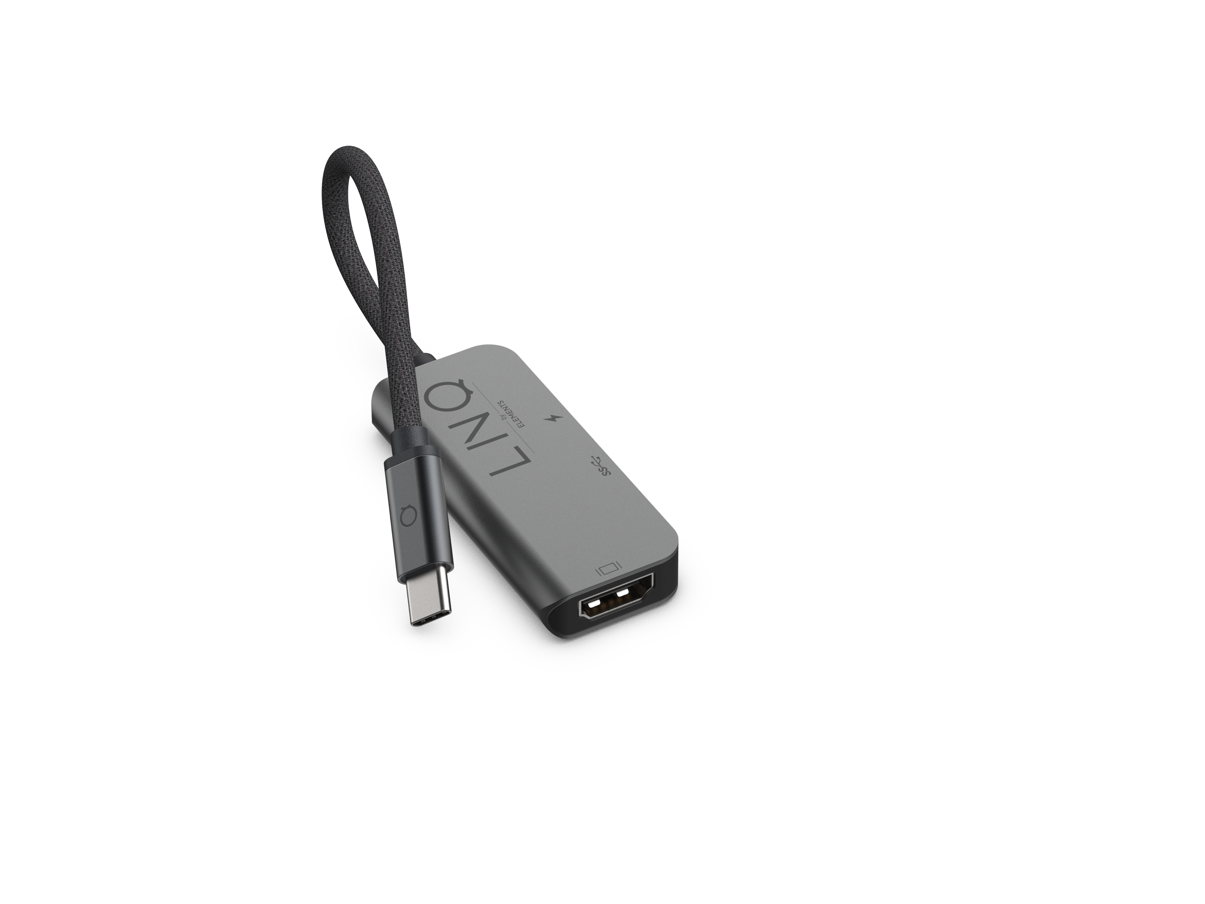 Linq 3 in 1 USB-C Hub, HDMI 4K/60Hz + USB-C 100W + USB-A 3.2 Gen1