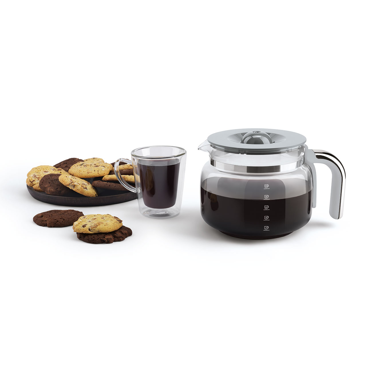 Koffiezet SMEG DCF02WHEU wit