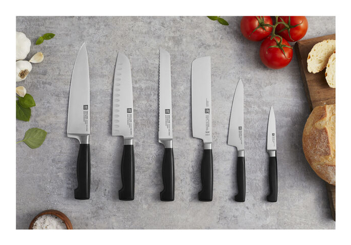 Mes ZWILLING 31119-181-0 Four StarSantoku met kuiltjes180mm