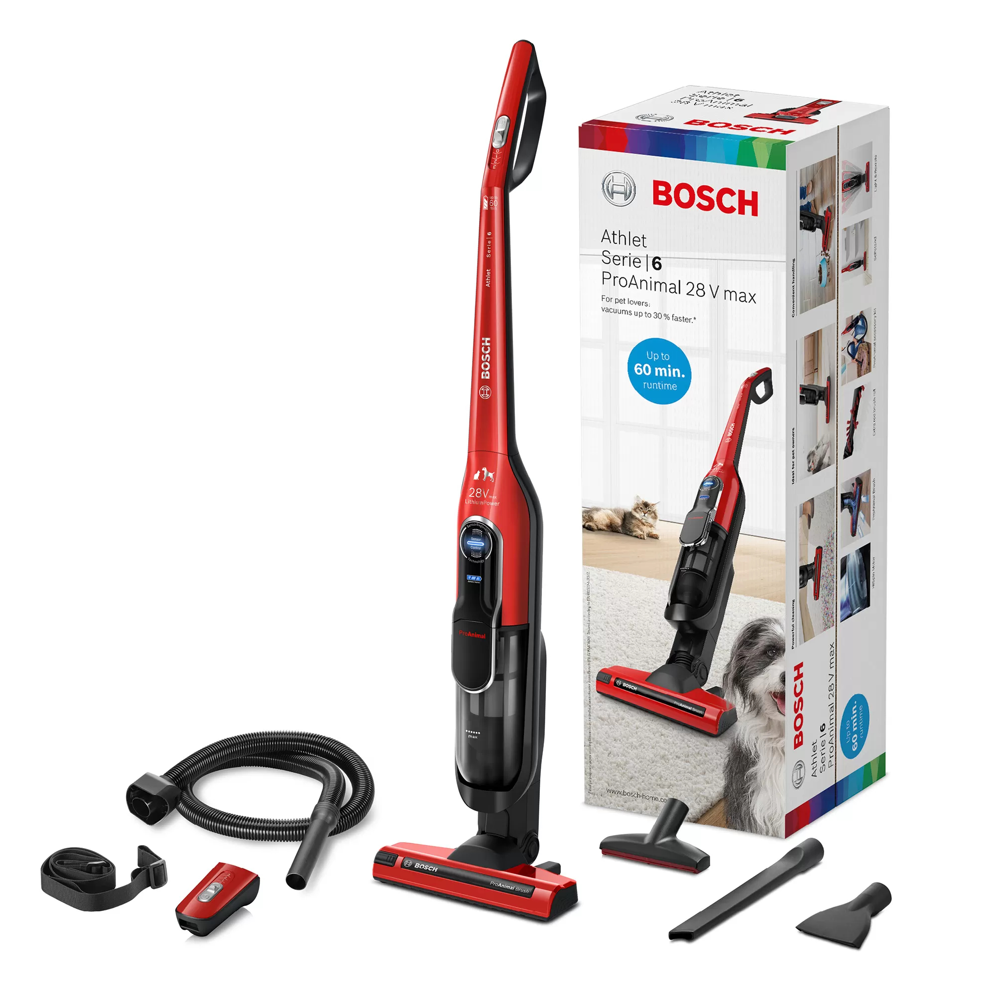 Steelstofzuiger BOSCH BCH86PET2 Athlet ProAnimal 28V Max