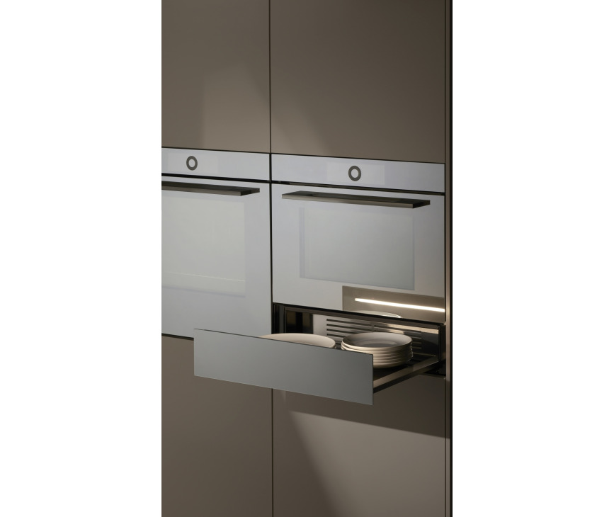 Warmtelade VZUG, hoogte 144mm, PEARL spiegelglas 