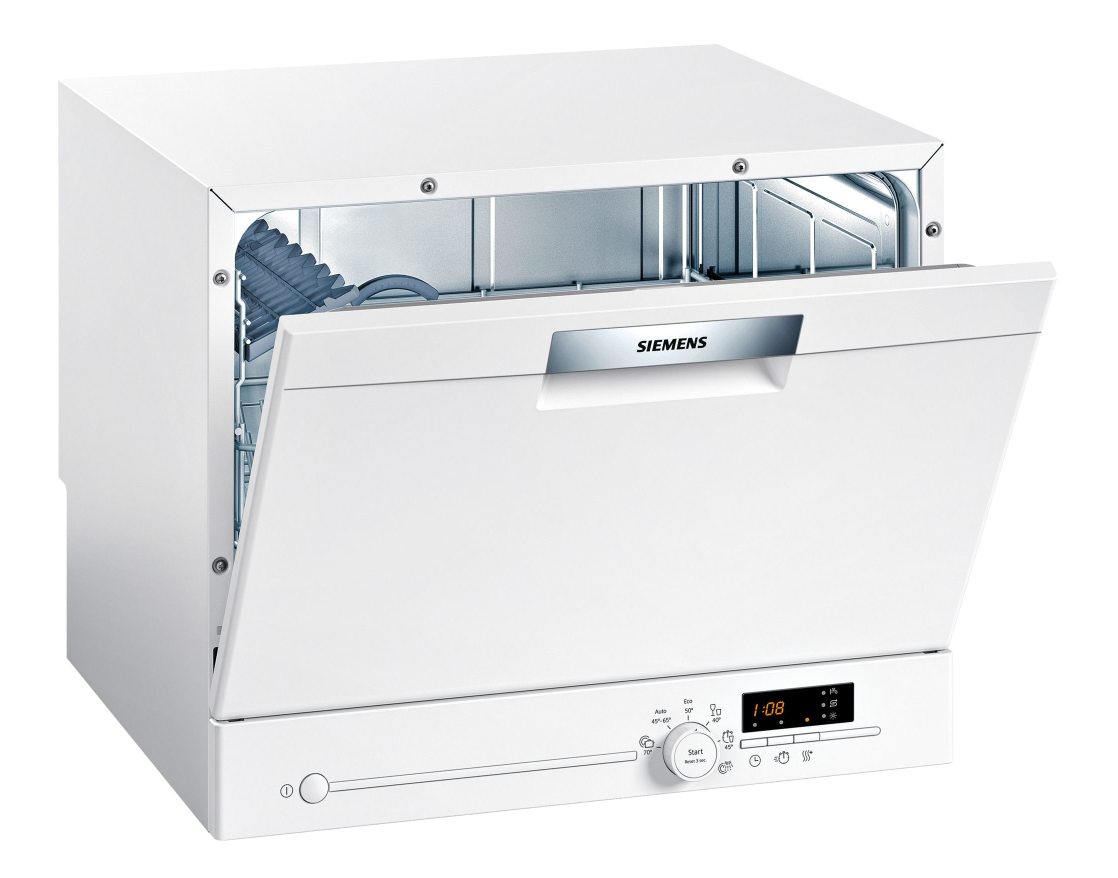 Compacte vaatwasser SIEMENS SK26E222EU / F / 55cm / Wit