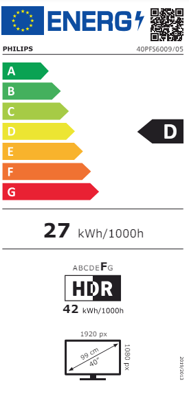LED TV FHD PHILIPS 40PFS6009/12