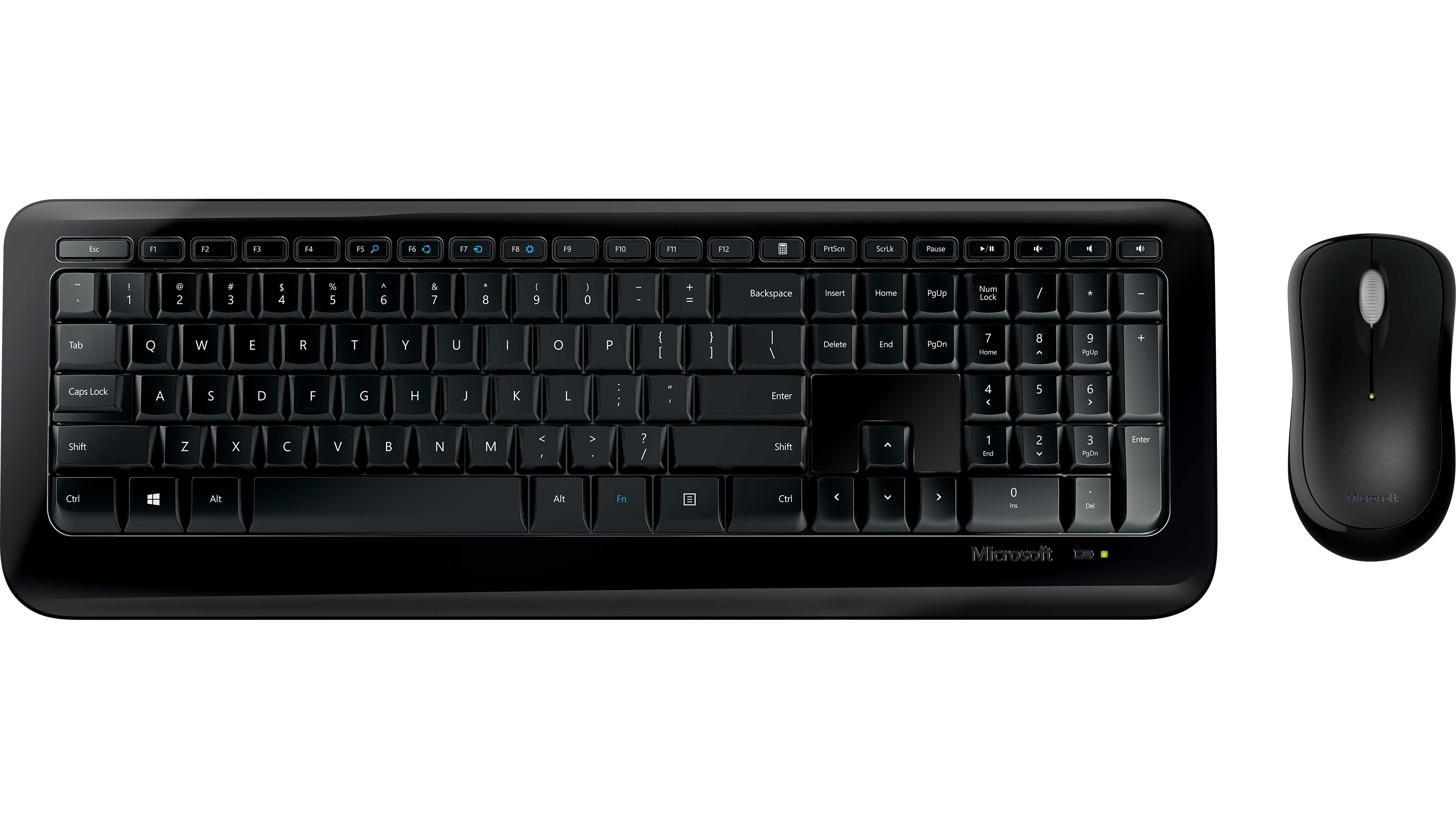Microsoft Wireless Desktop 850 toetsenbord Inclusief muis Universeel RF Draadloos AZERTY Frans Zwart