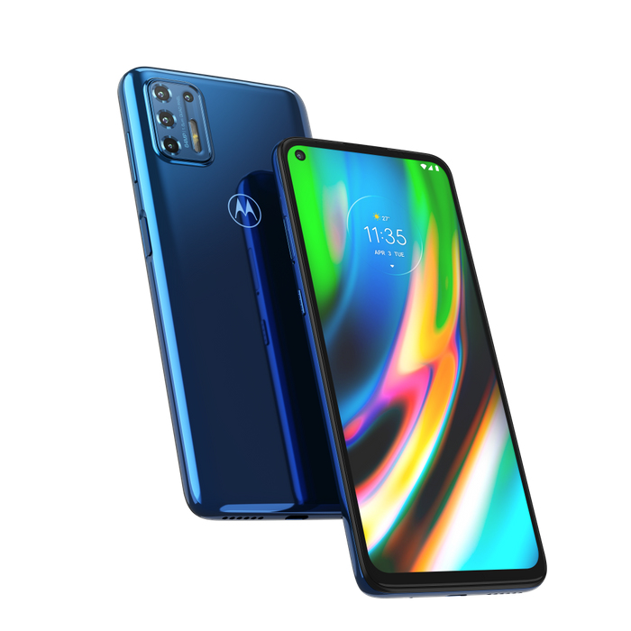 Motorola Moto G Moto G9 Plus 17,3 cm (6.8") Dual SIM Android 10.0 4G USB Type-C 4 GB 128 GB 5000 mAh Blauw