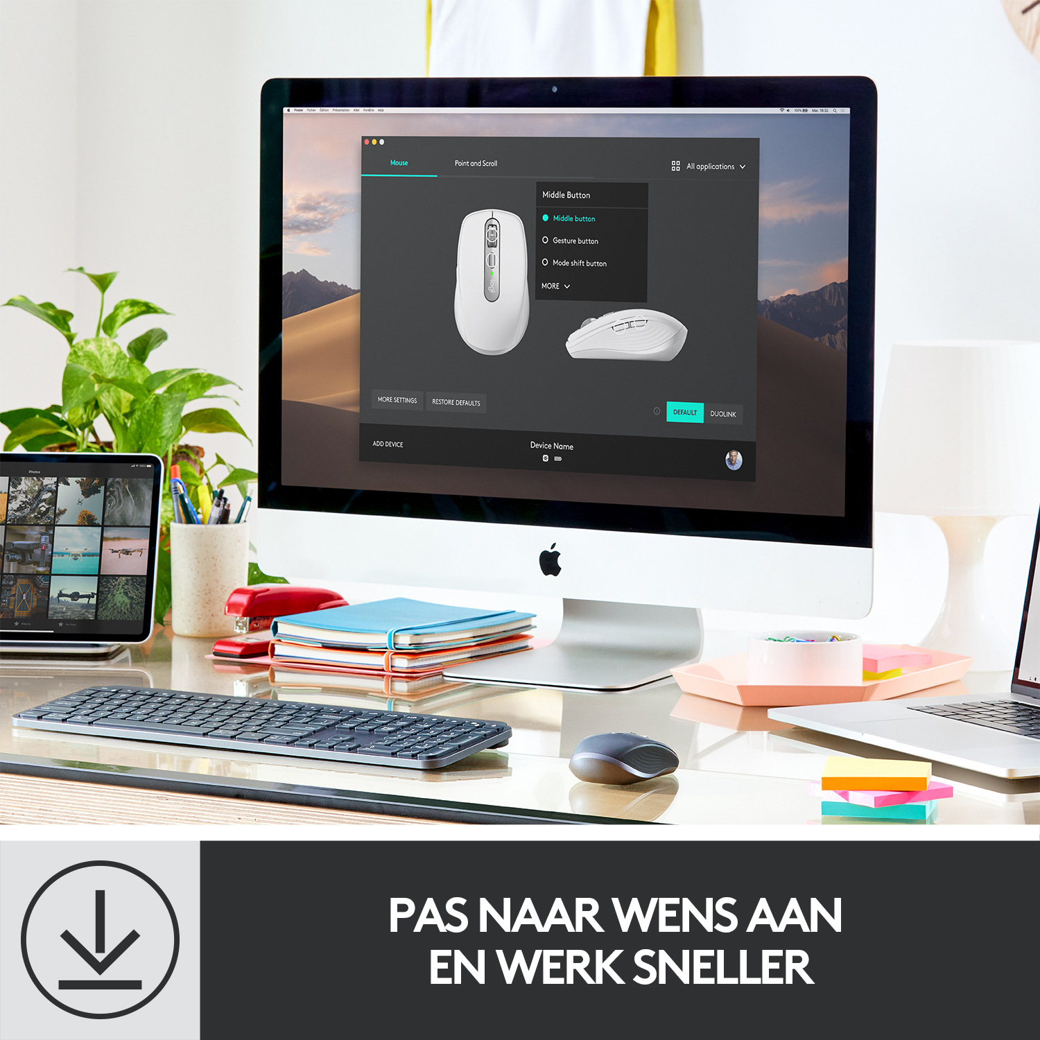 Draadloze Muis Logitech Anywhere 3Zwart