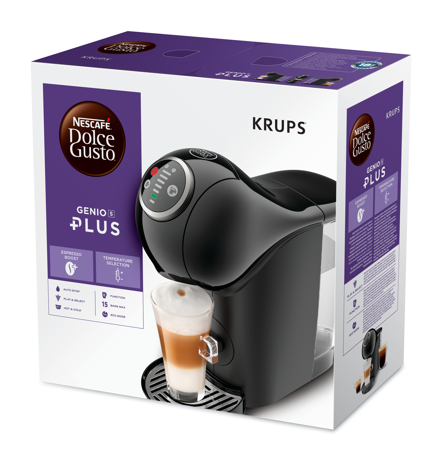 Dolce Gusto KRUPS KP340810 Genio S Plus Zwart