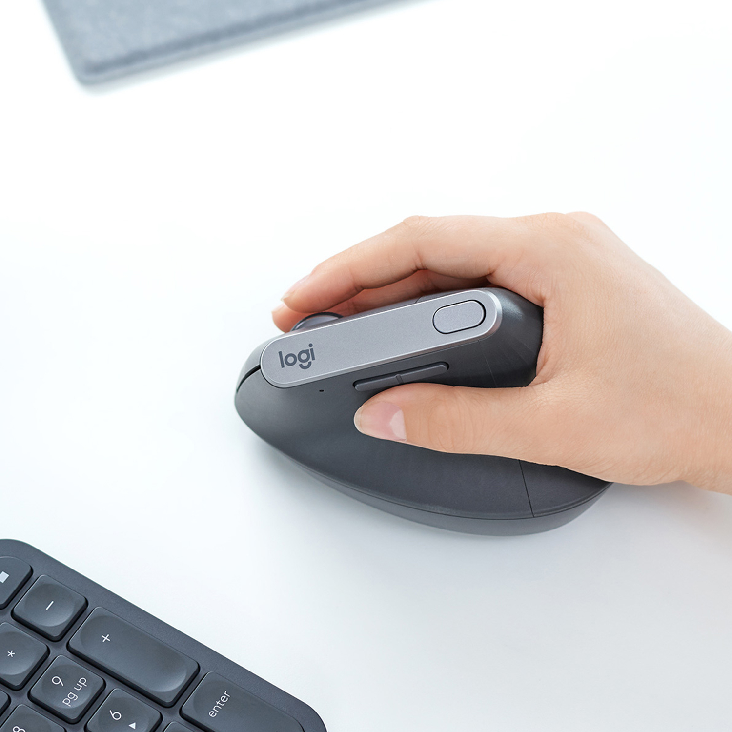 Draadloze Muis Logitech 910-005448MX Vertical Ergonomic GRA