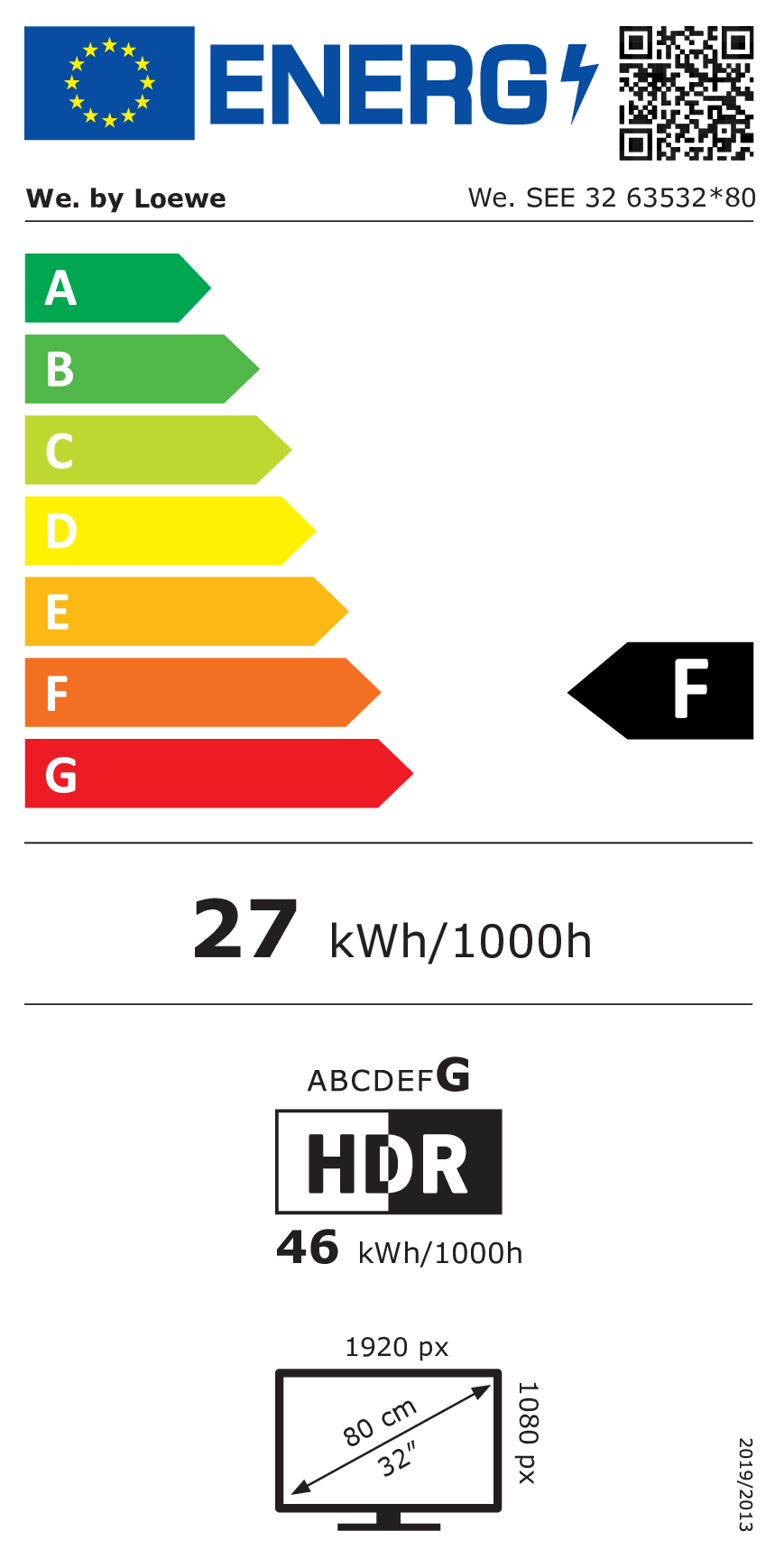 LED TV We by Loewe SEE 32 Storm Grey SL8