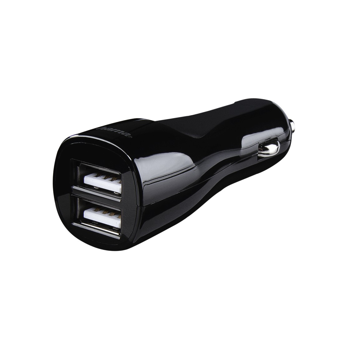 Autolader HAMA 173616 pico dual USB 3.4A autodetect zwart
