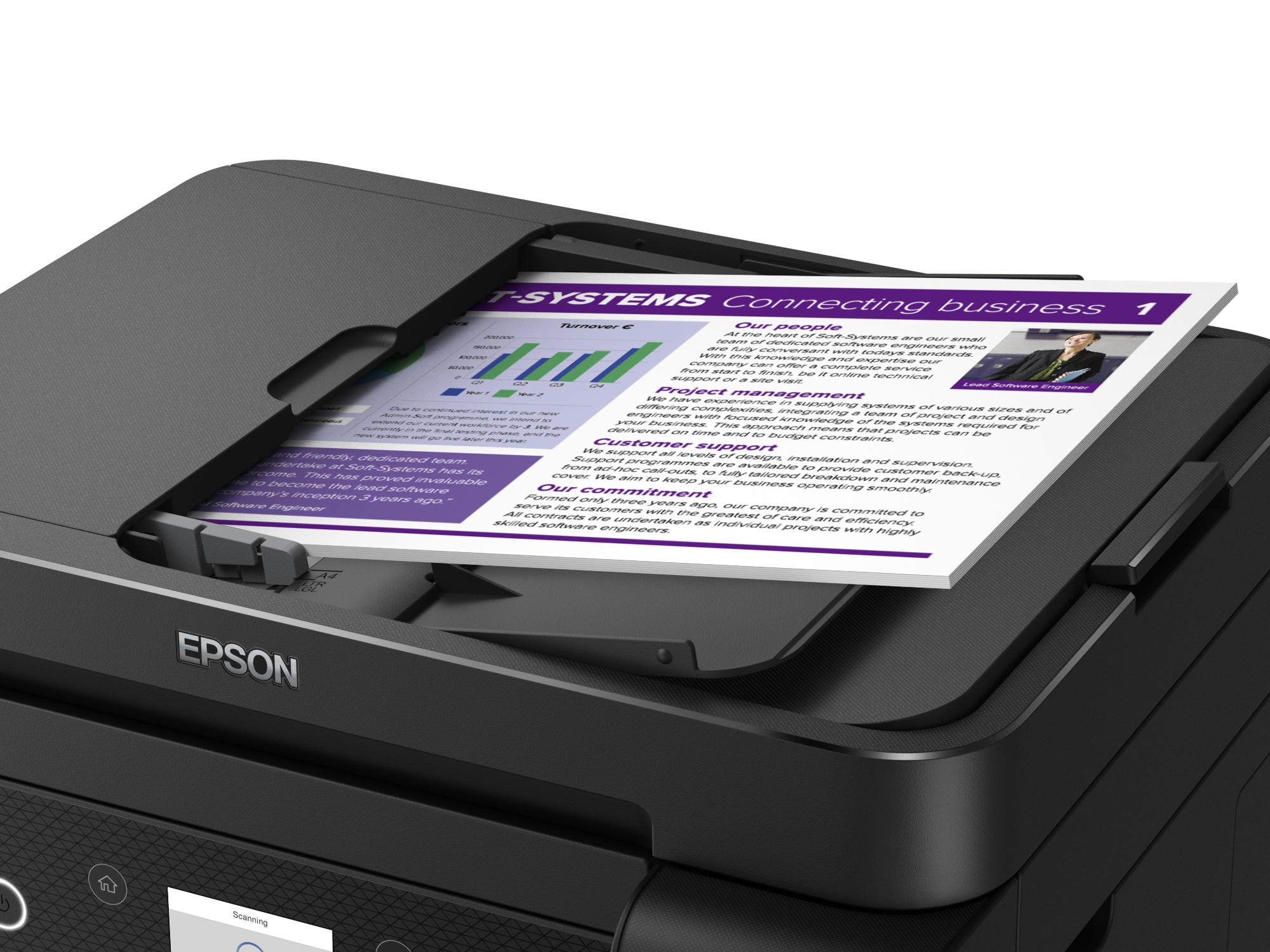 Printer Inkjet EPSON Ecotank ET-3850 AIO Kleur A4