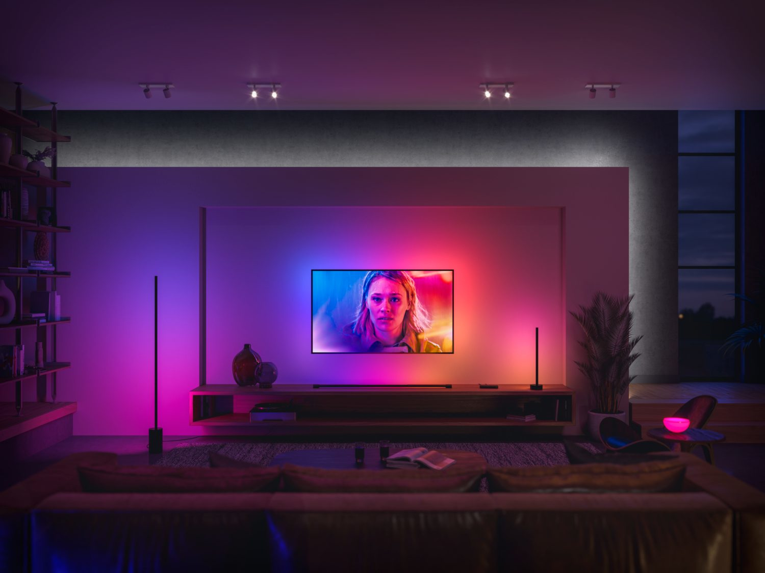 Vloerlamp PHILIPS HUE Gradient Signe Zwart
