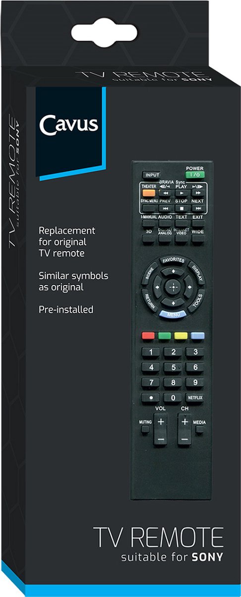 Cavus telecommande sony