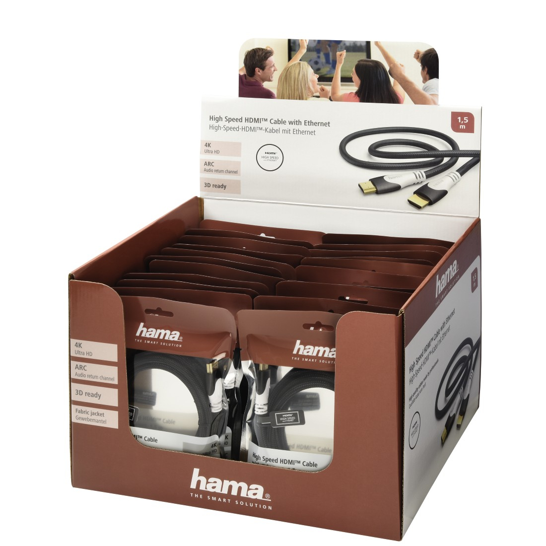 Câble HDMI Hama 56586 High Speed 1,5m