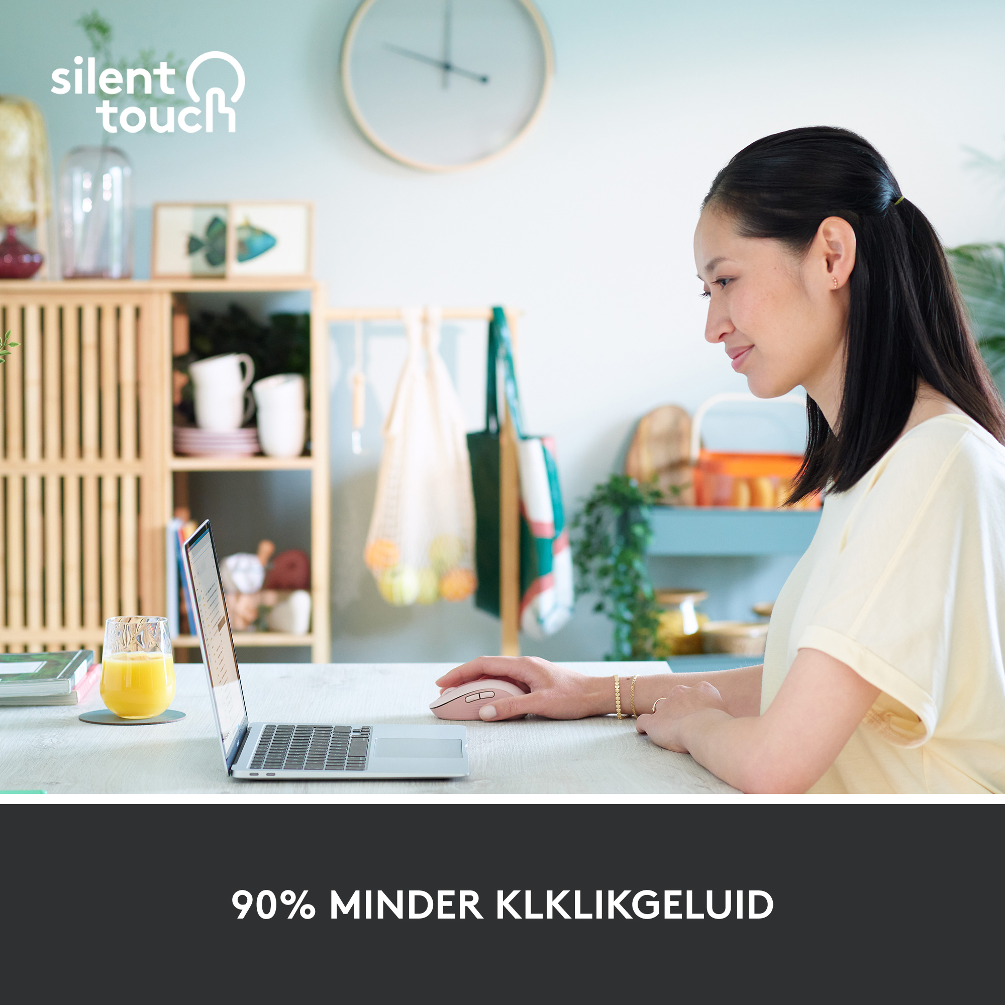 Draadloze Muis Logitech M650 LargeR Signature Rose