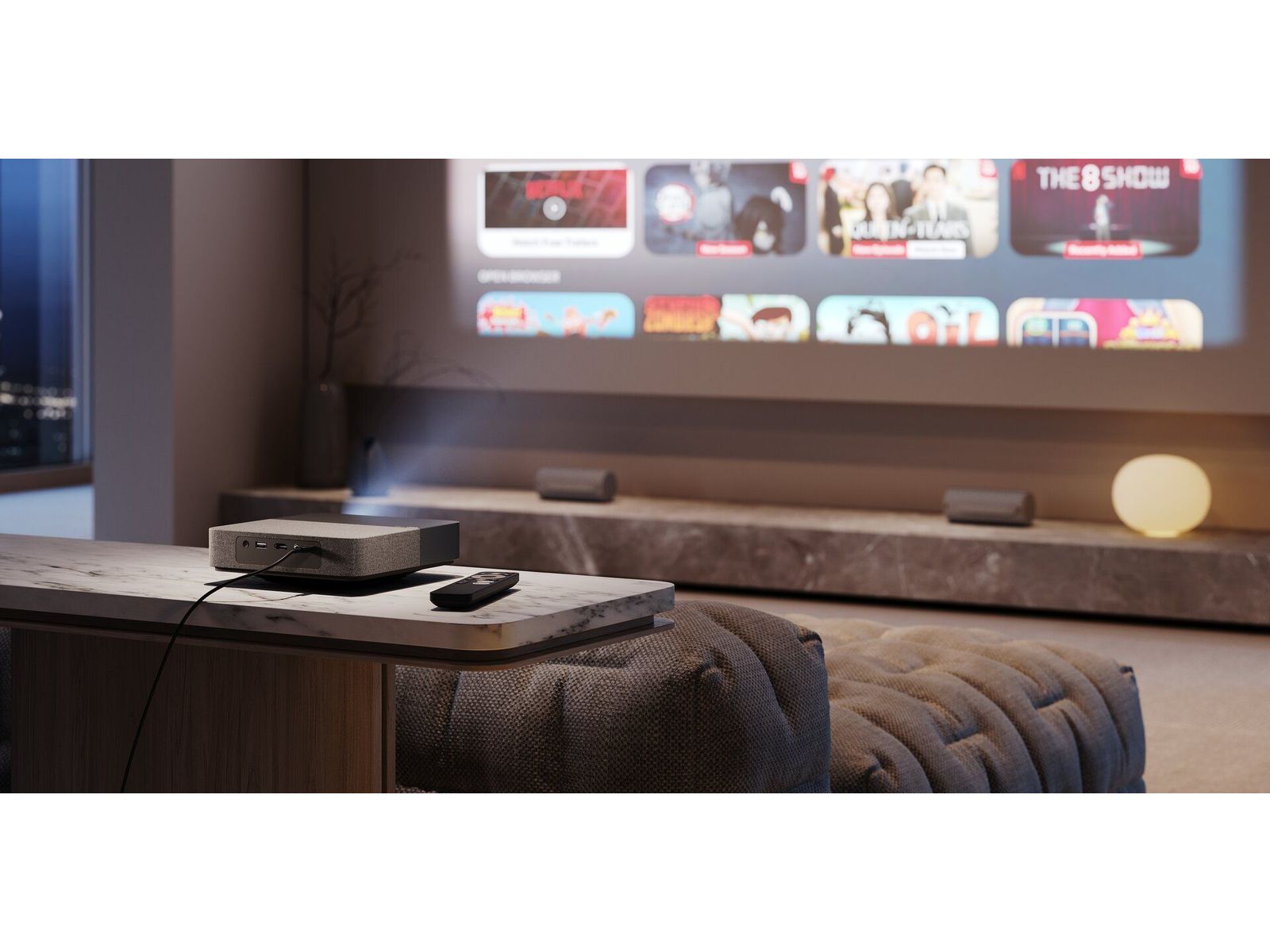Projector LOEWE We. BEAM One basalt grey | laser