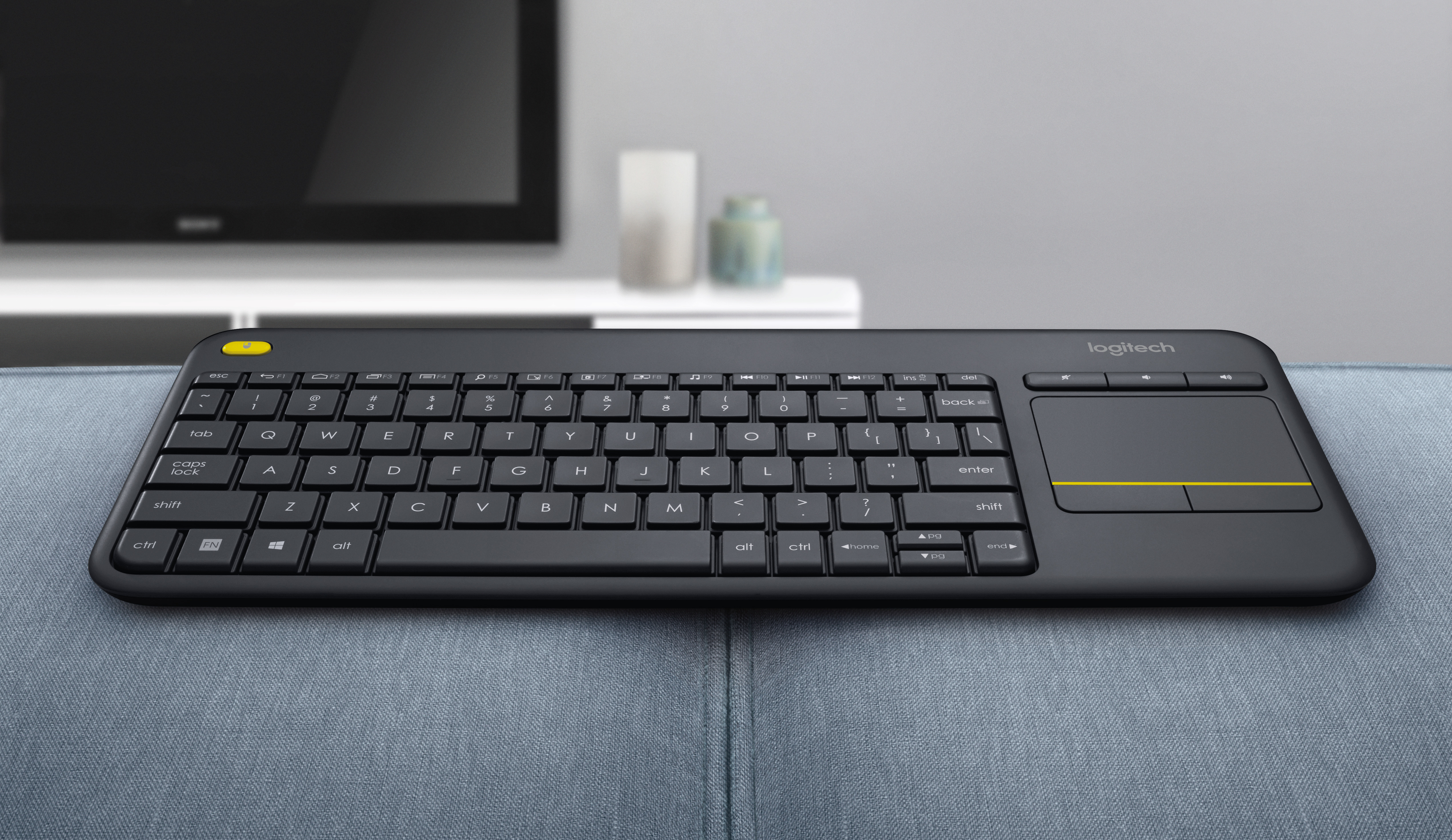 Toetsenbord LOGITECH 920-007131 K400 Plus Wireless BL