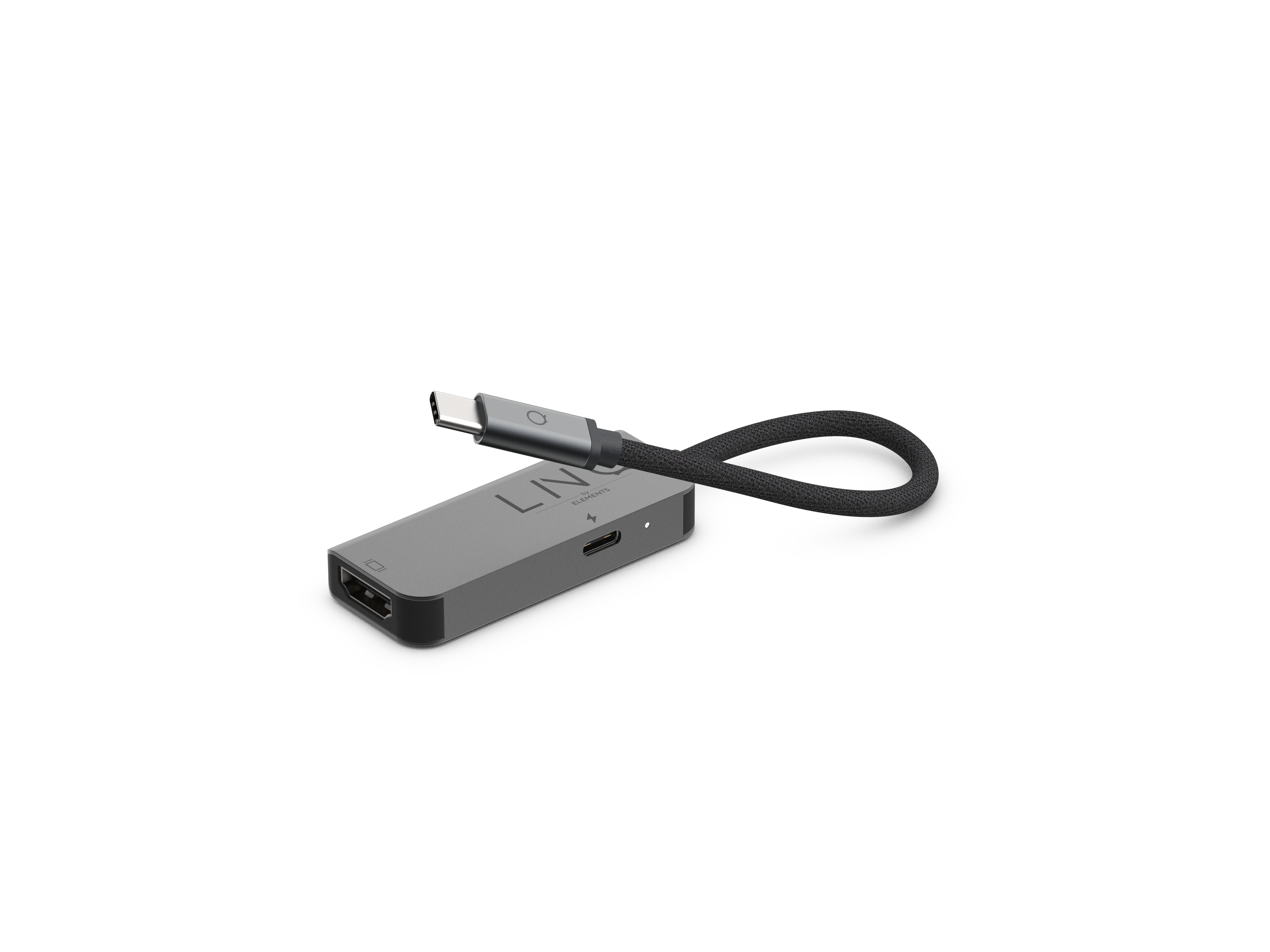 Linq 2 in 1 USB-C Hub, HDMI 4K/60Hz + USB-C 100W