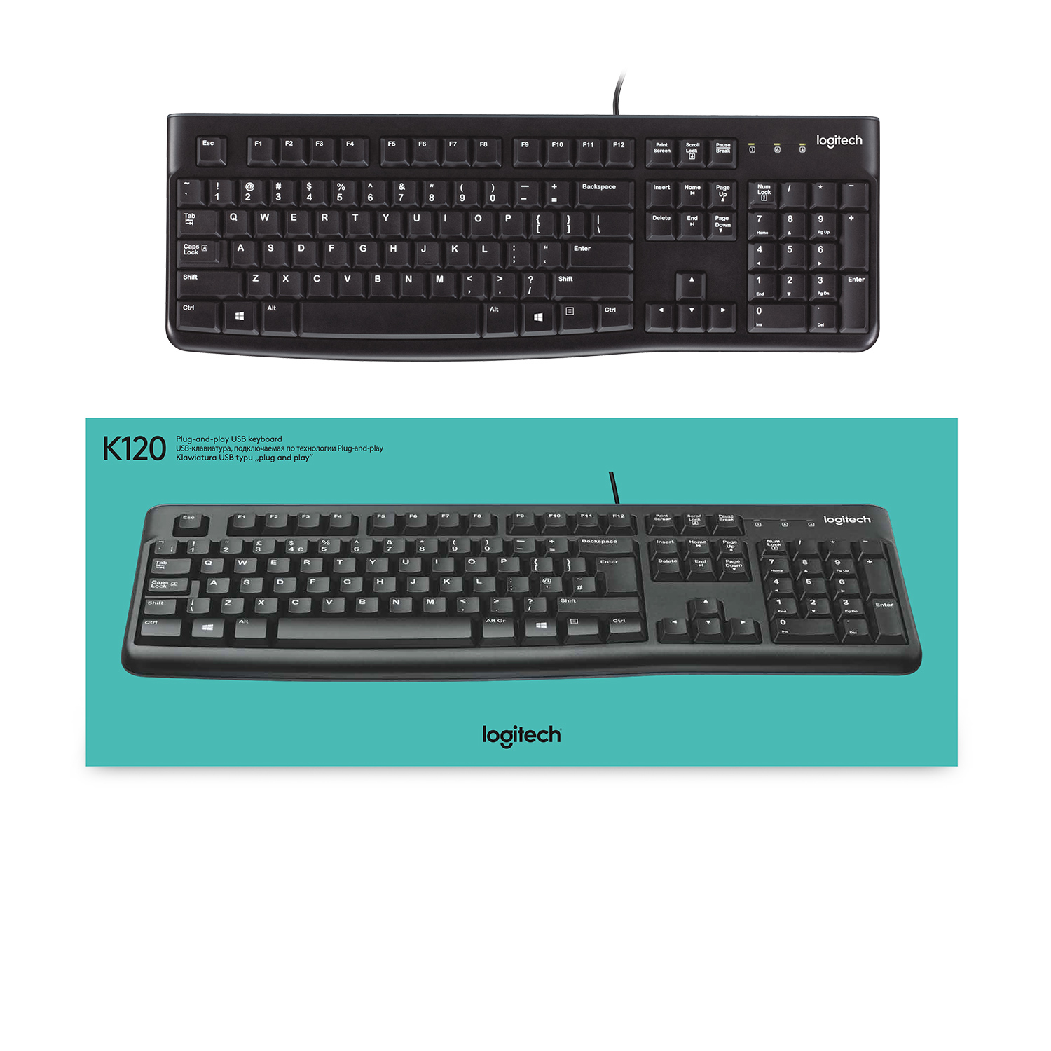 Logitech keyboard K120