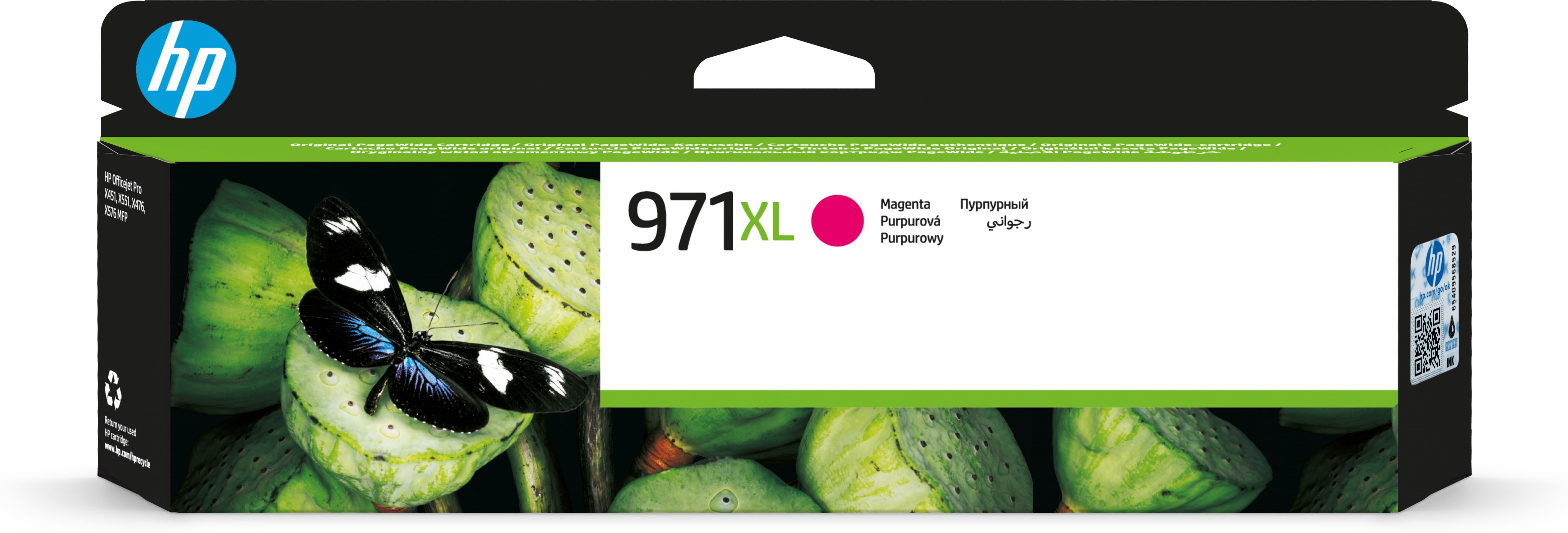 Inktpatroon HP 971XL Magenta
