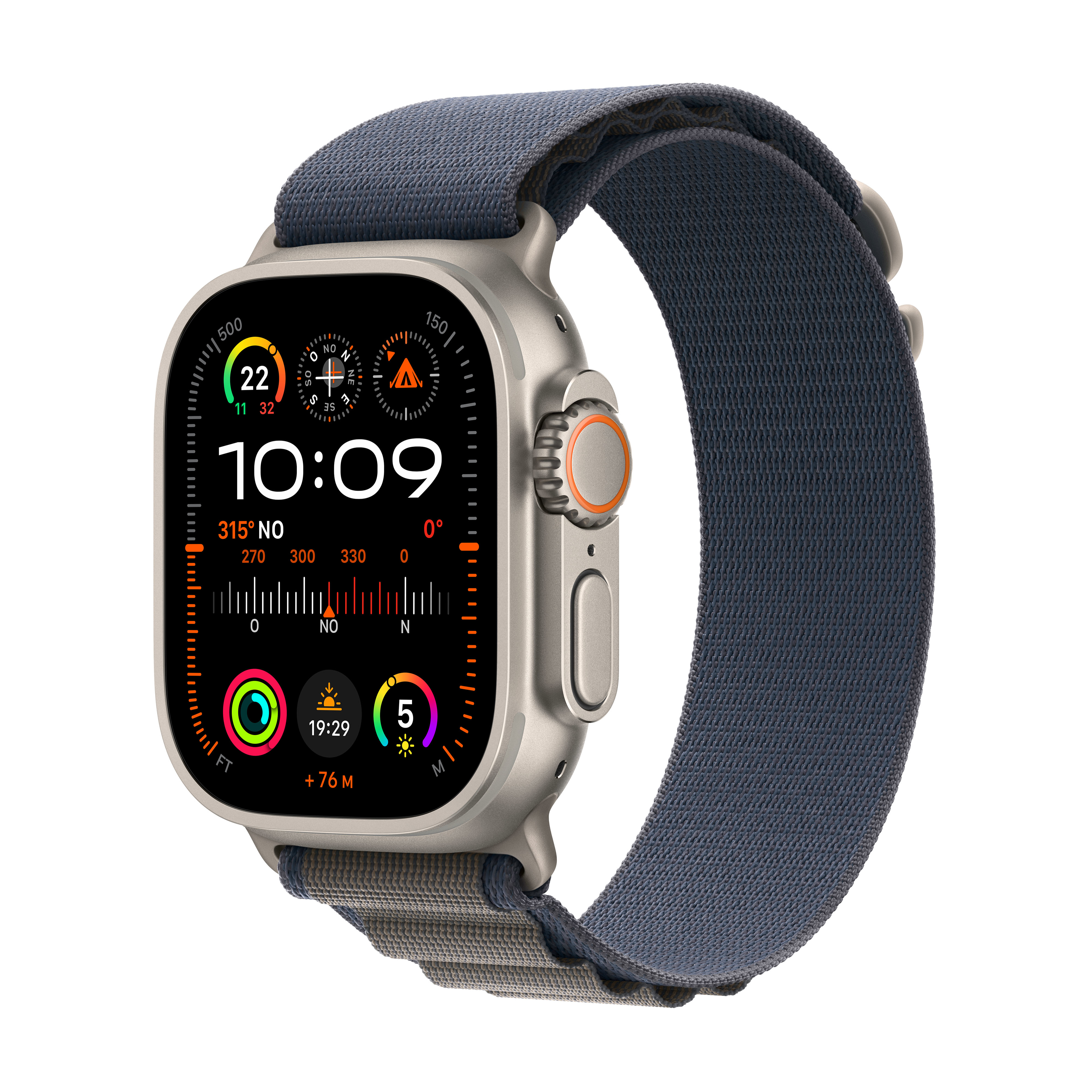 Apple Watch Ultra 2 (Demo) OLED 49 mm Numérique 410 x 502 pixels Écran tactile 4G Titane GPS (satellite)